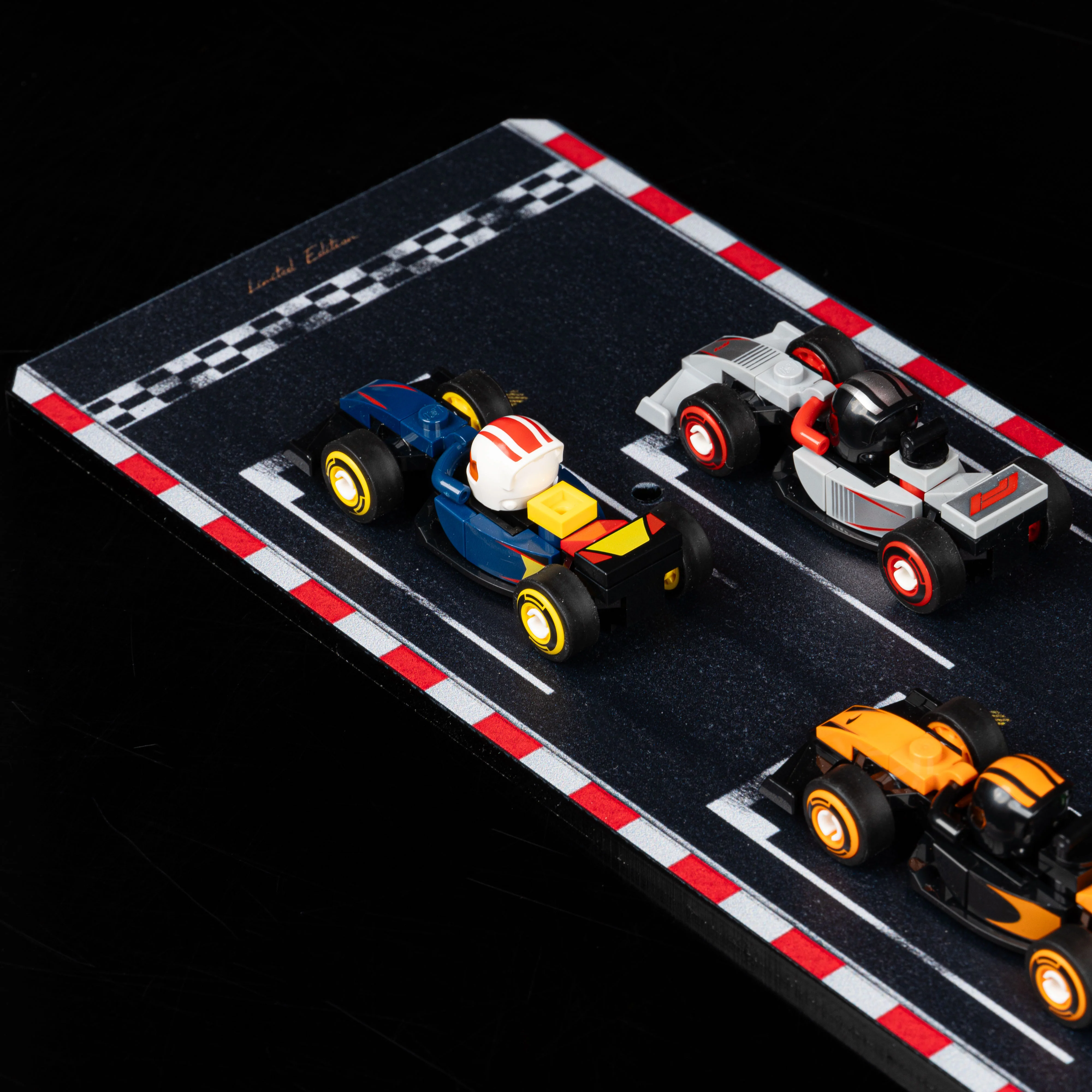 Limited Edition Wall Mounted Display Stand for LEGO® F1® Collectible Race Cars (71049) - Image 4