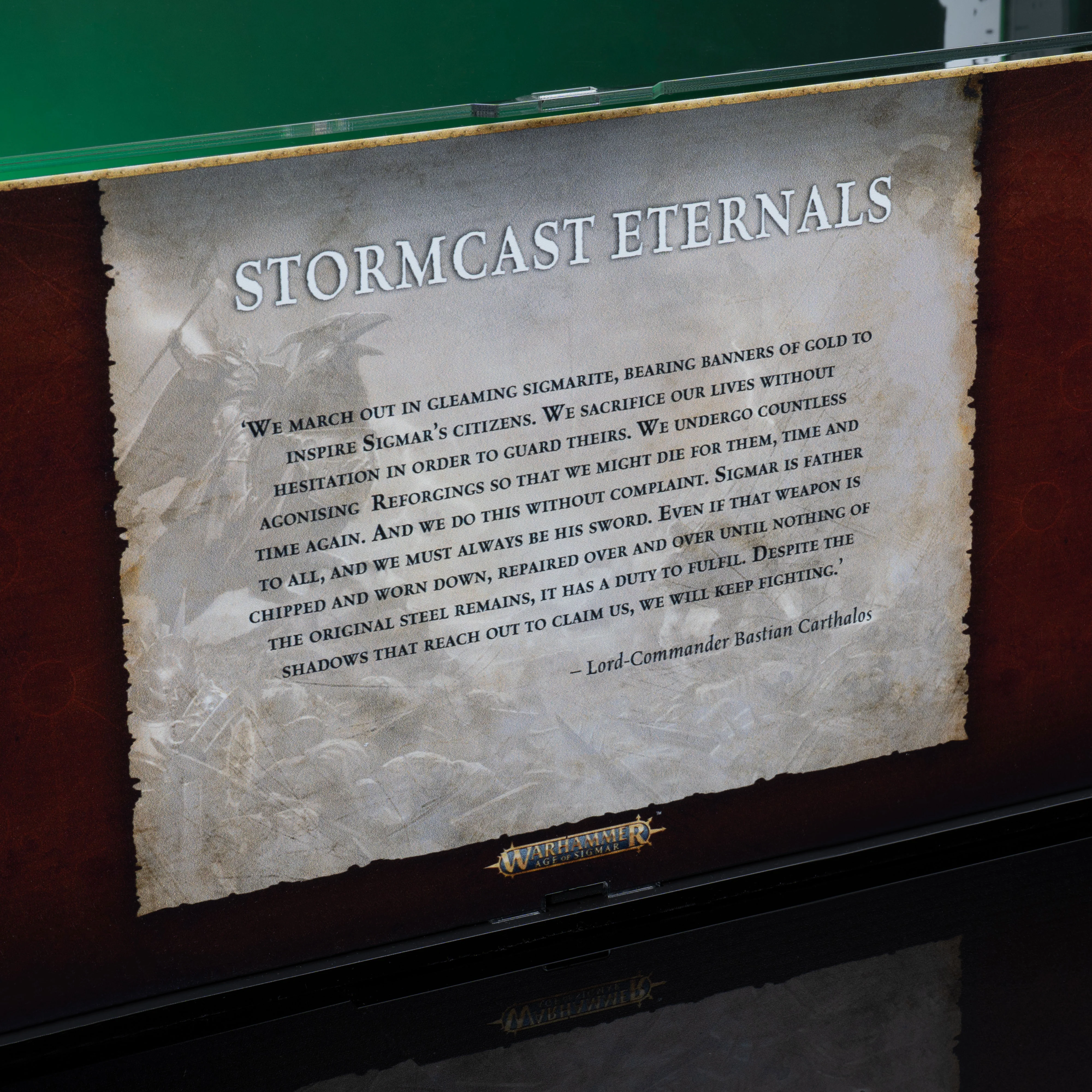 Limited Edition Display Case for Warhammer® Age of Sigmar: Skaventide - Stormcast Eternals Army - Image 8