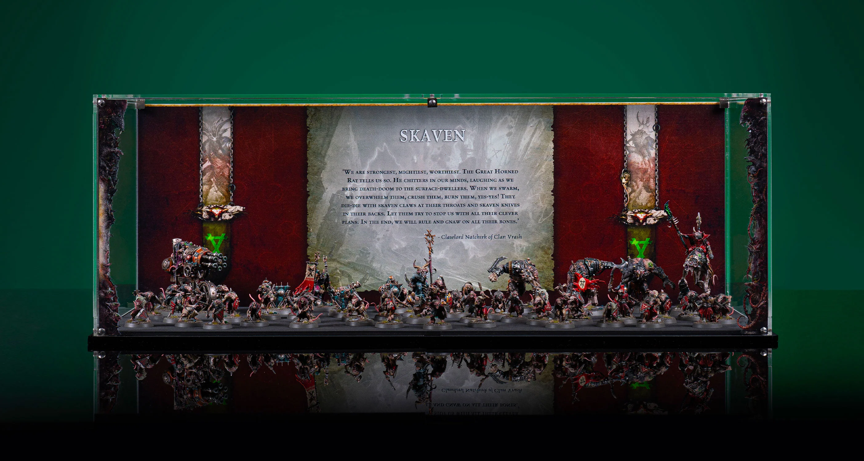 Limited Edition Display Case for Warhammer® Age of Sigmar: Skaventide - Skaven Army - Image 15