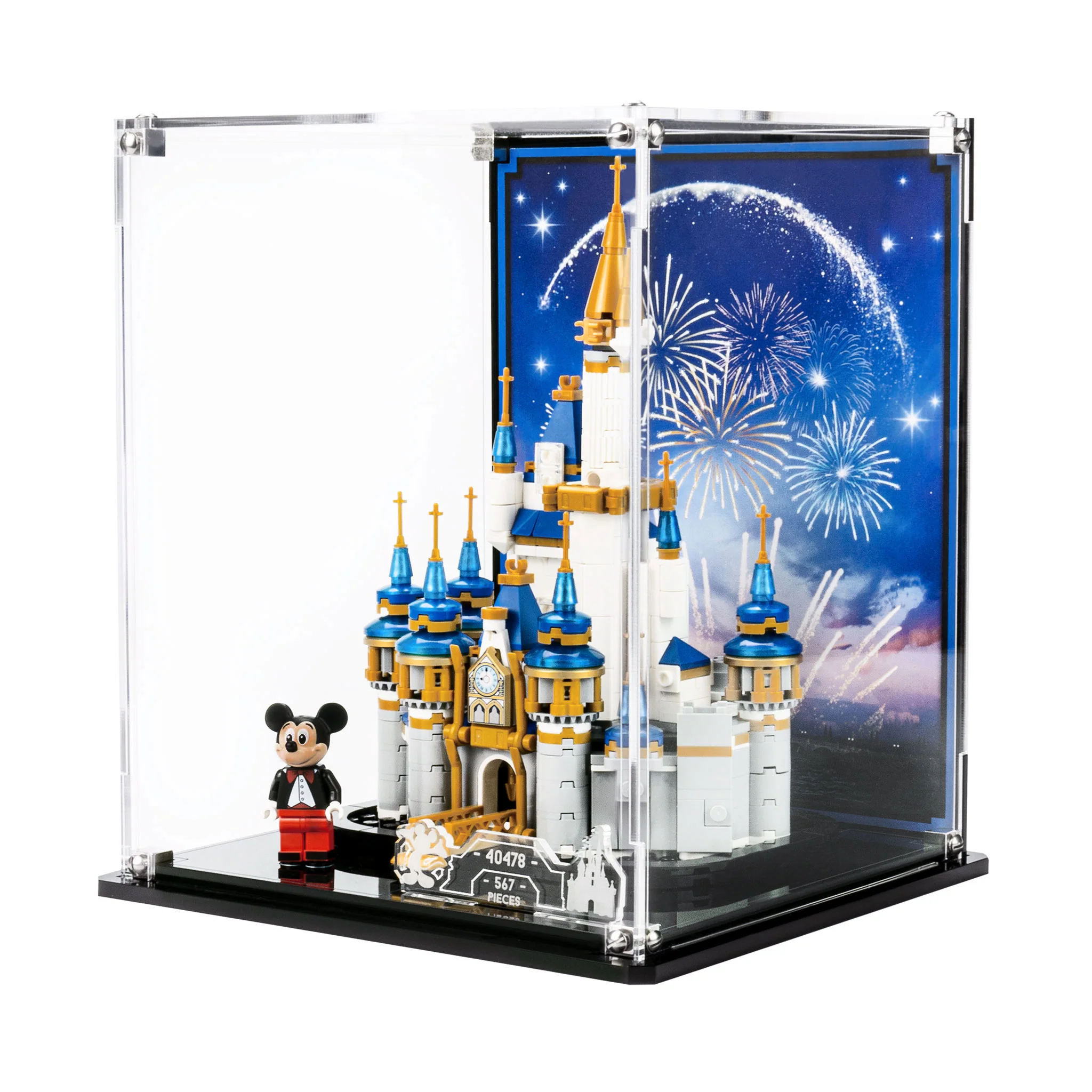 Display Case for LEGO® Mini Disney Castle (40478) - Image 3