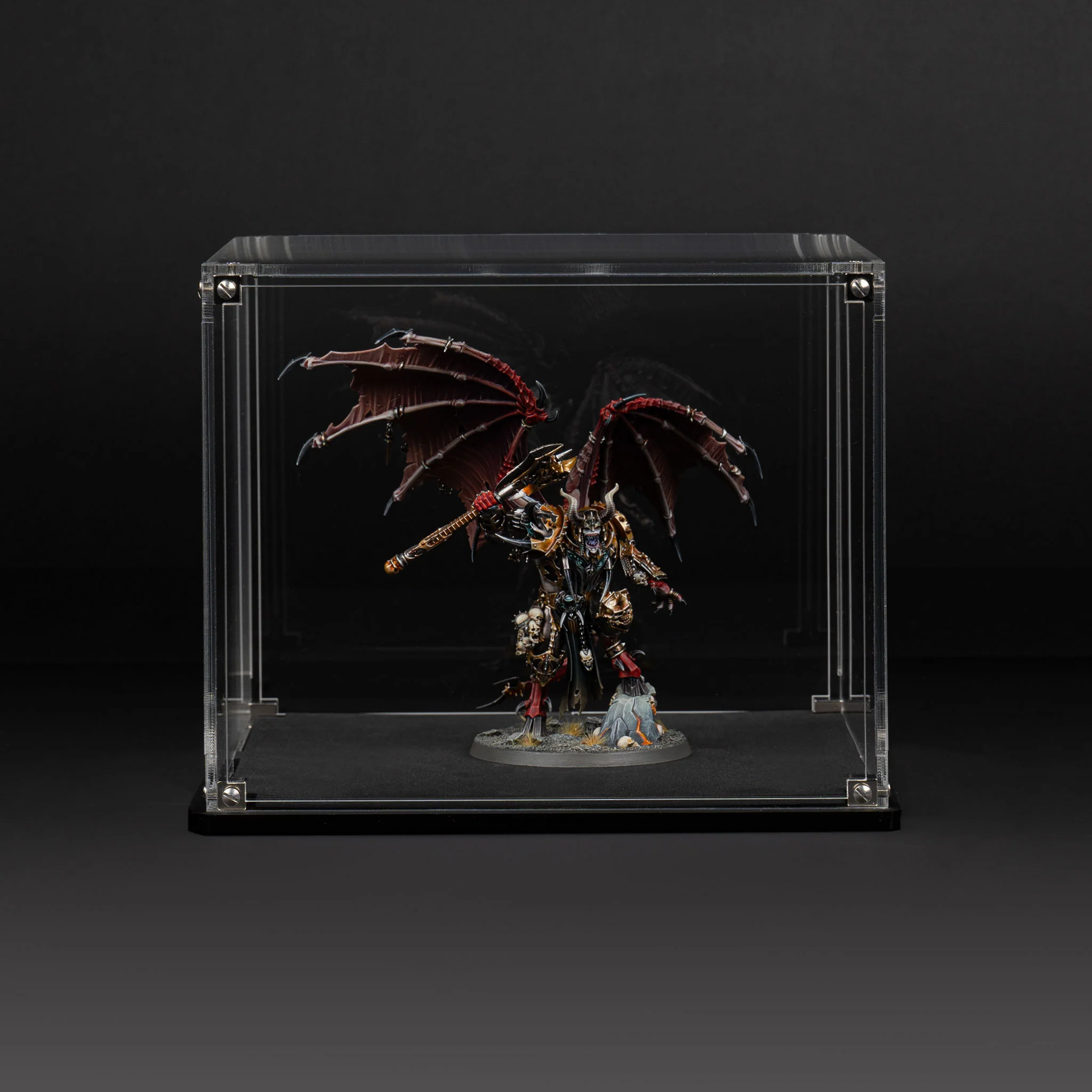 Oversized Miniature Display Case for Warhammer® with Clear Background - Image 2