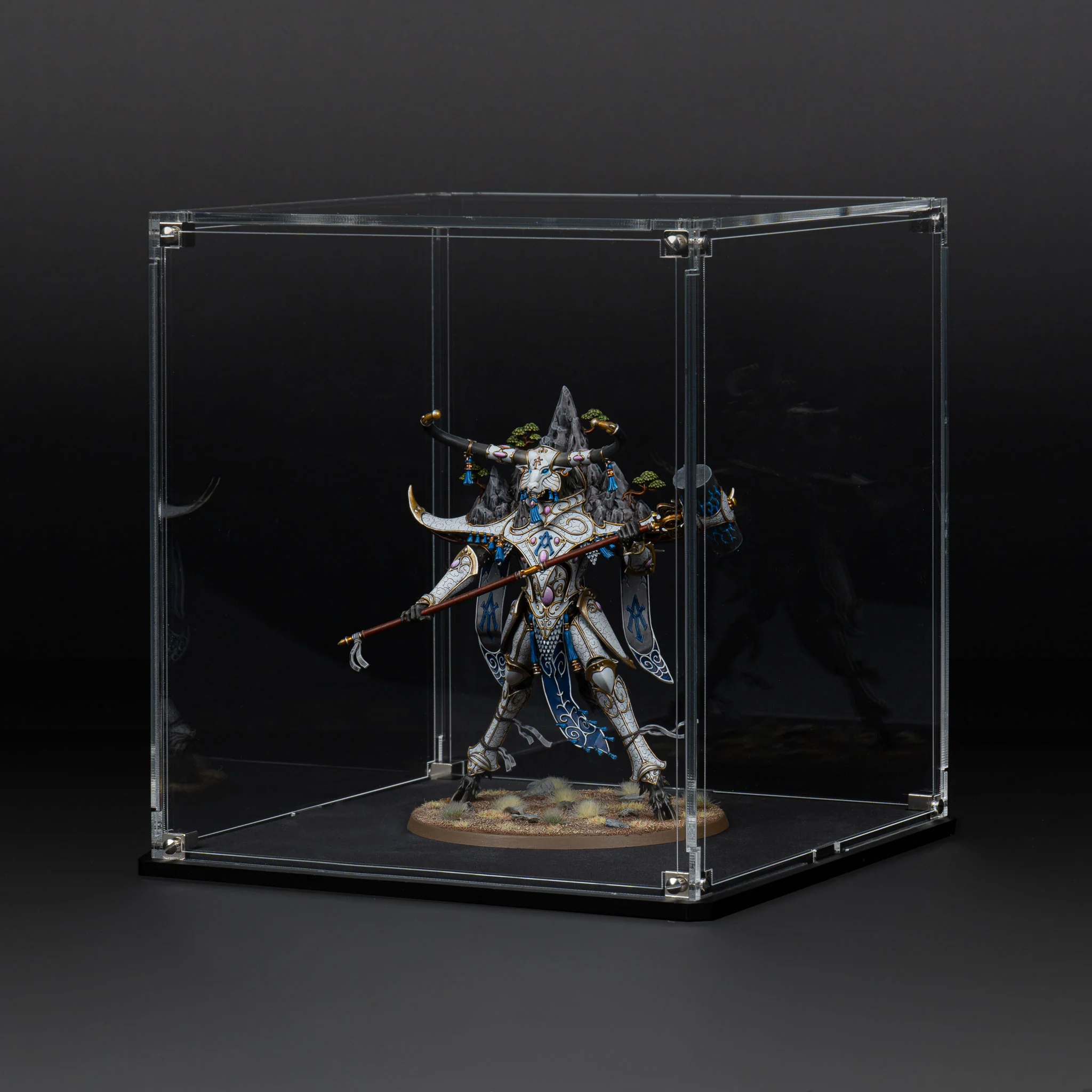 Oversized Miniature Display Case for Warhammer® with Clear Background - Image 3