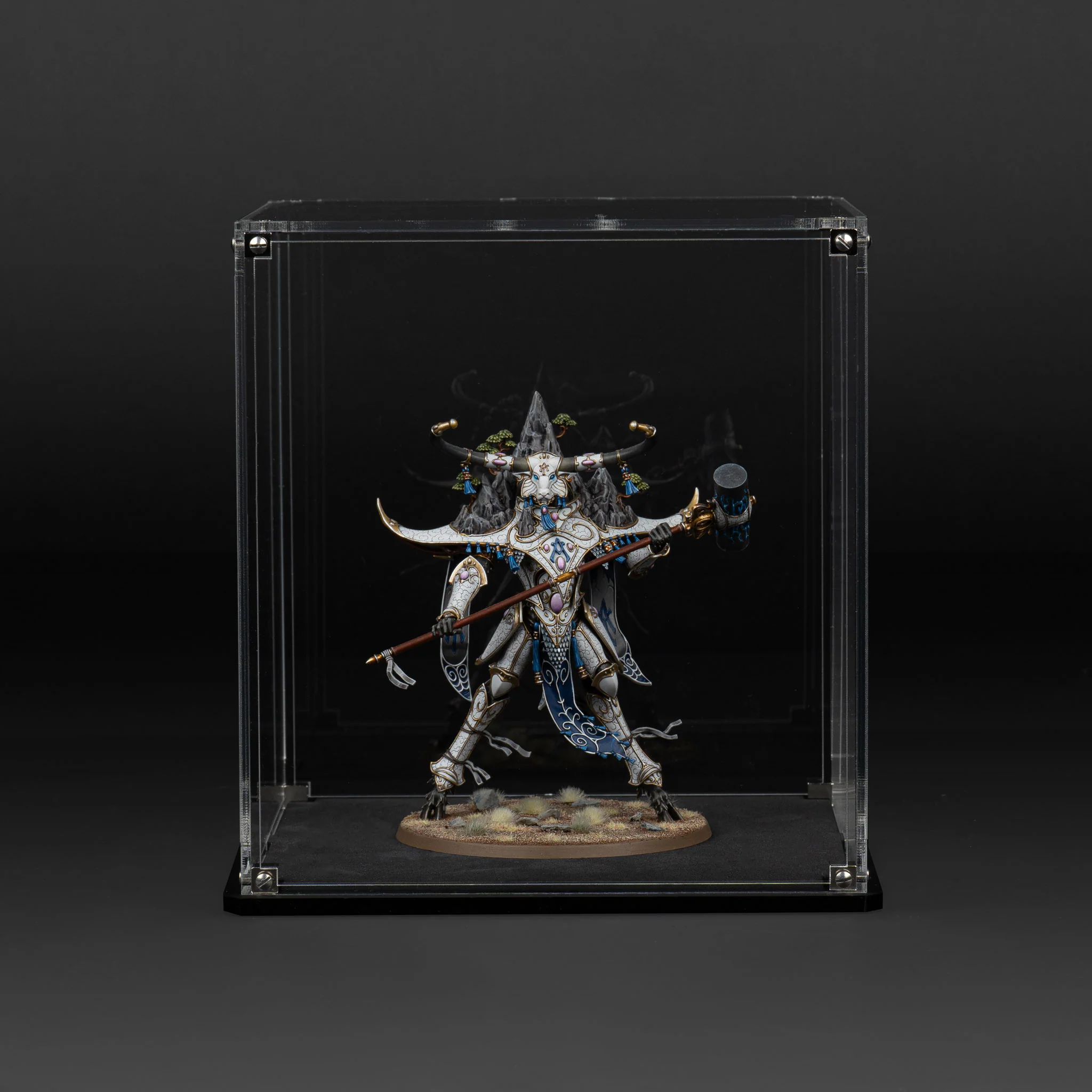 Oversized Miniature Display Case for Warhammer® with Clear Background - Image 4