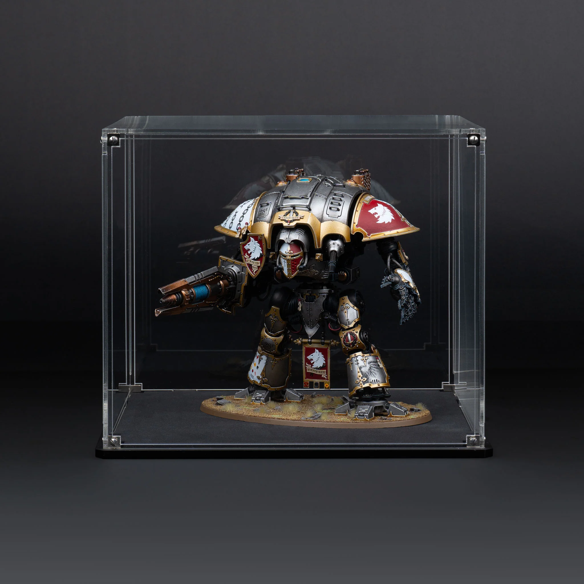 Oversized Miniature Display Case for Warhammer® with Clear Background - Image 6