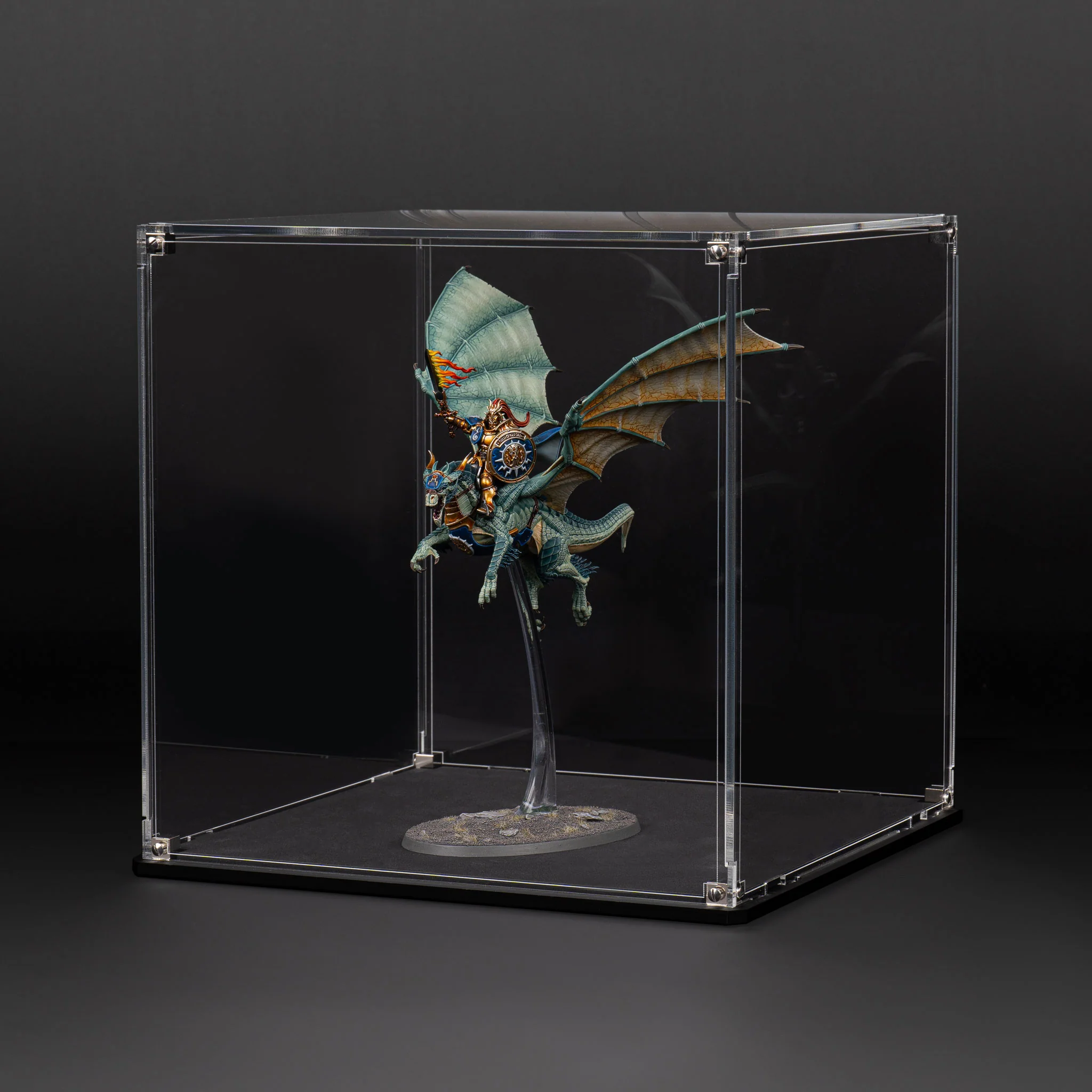 Oversized Miniature Display Case for Warhammer® with Clear Background - Image 7