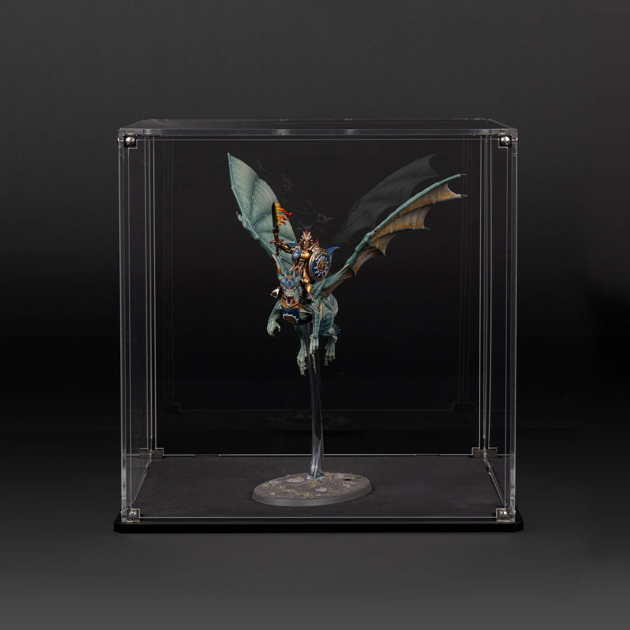 Oversized Miniature Display Case for Warhammer® with Clear Background - Image 8
