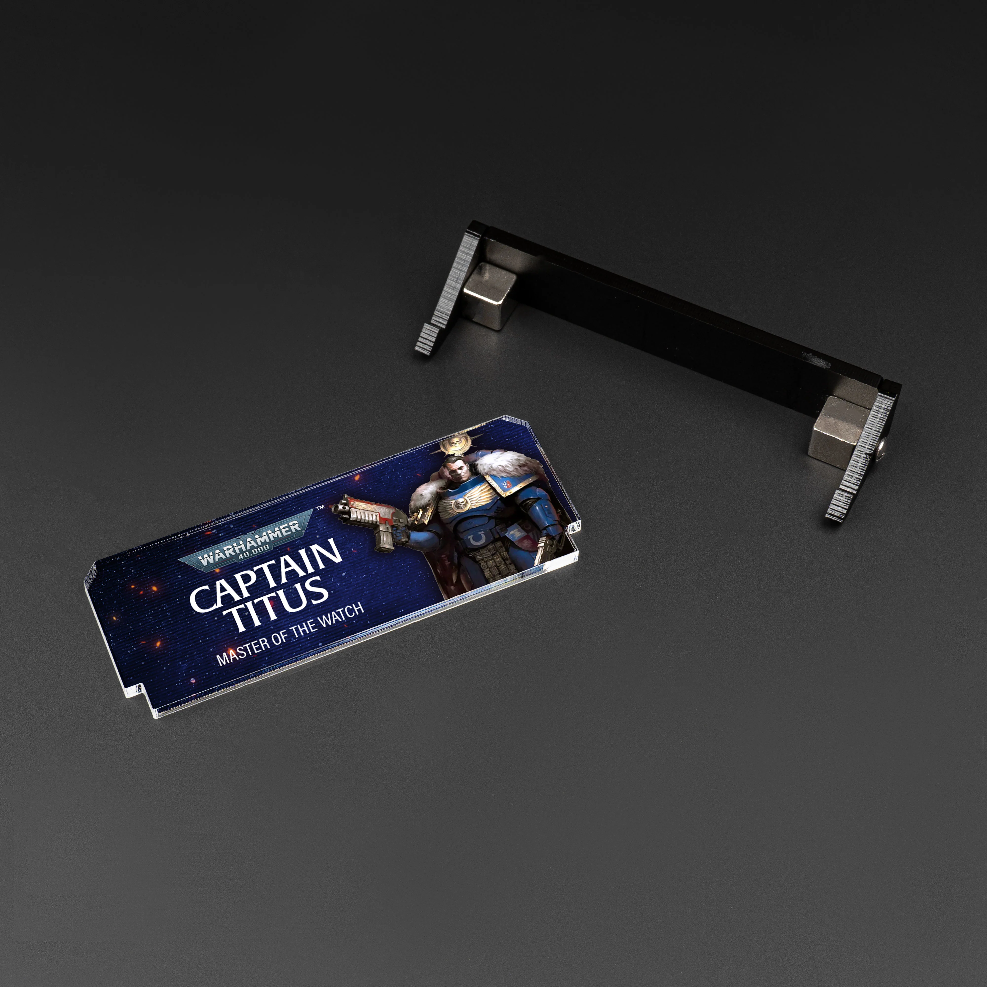 Plaque for Warhammer® 40,000 Captain Titus - Image 3