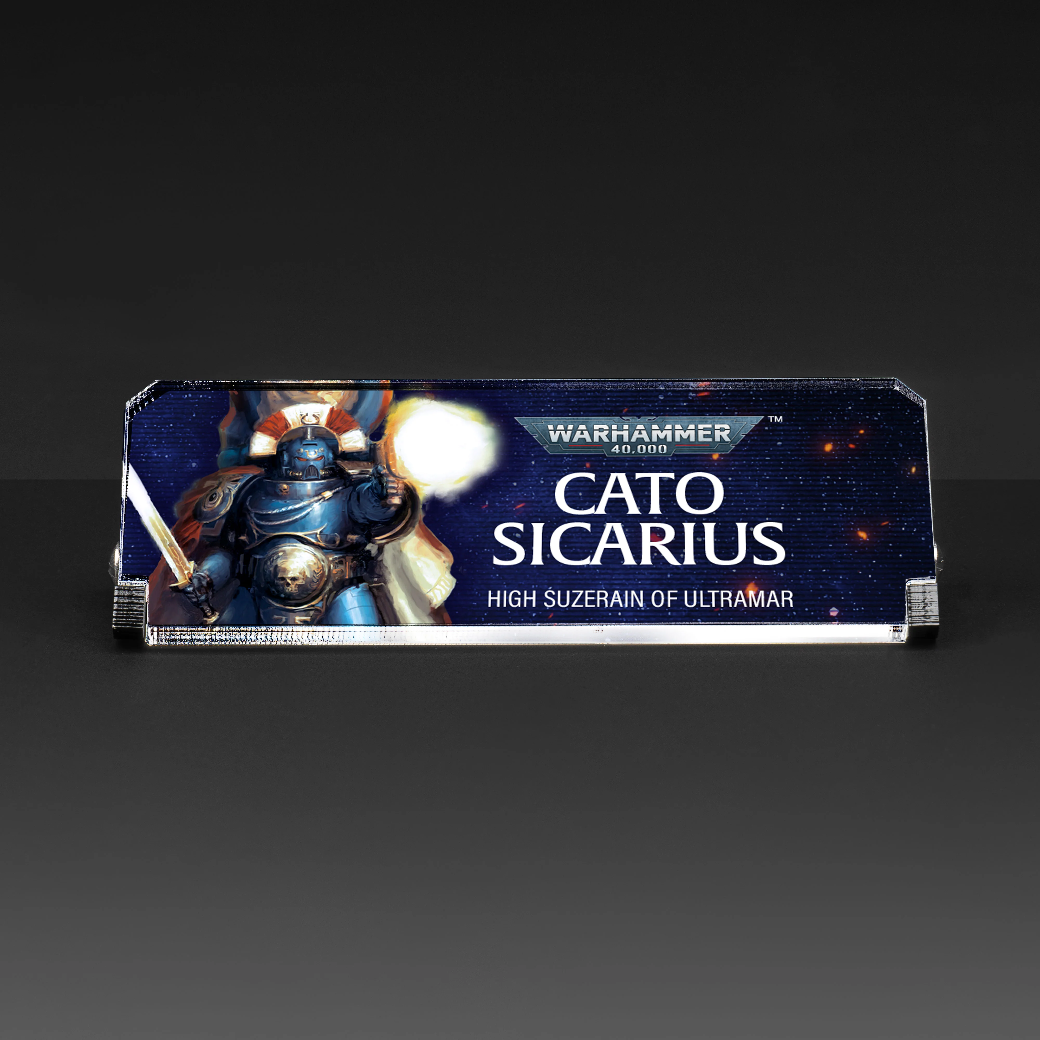 Plaque for Warhammer® 40,000 Cato Sicarius - Image 2