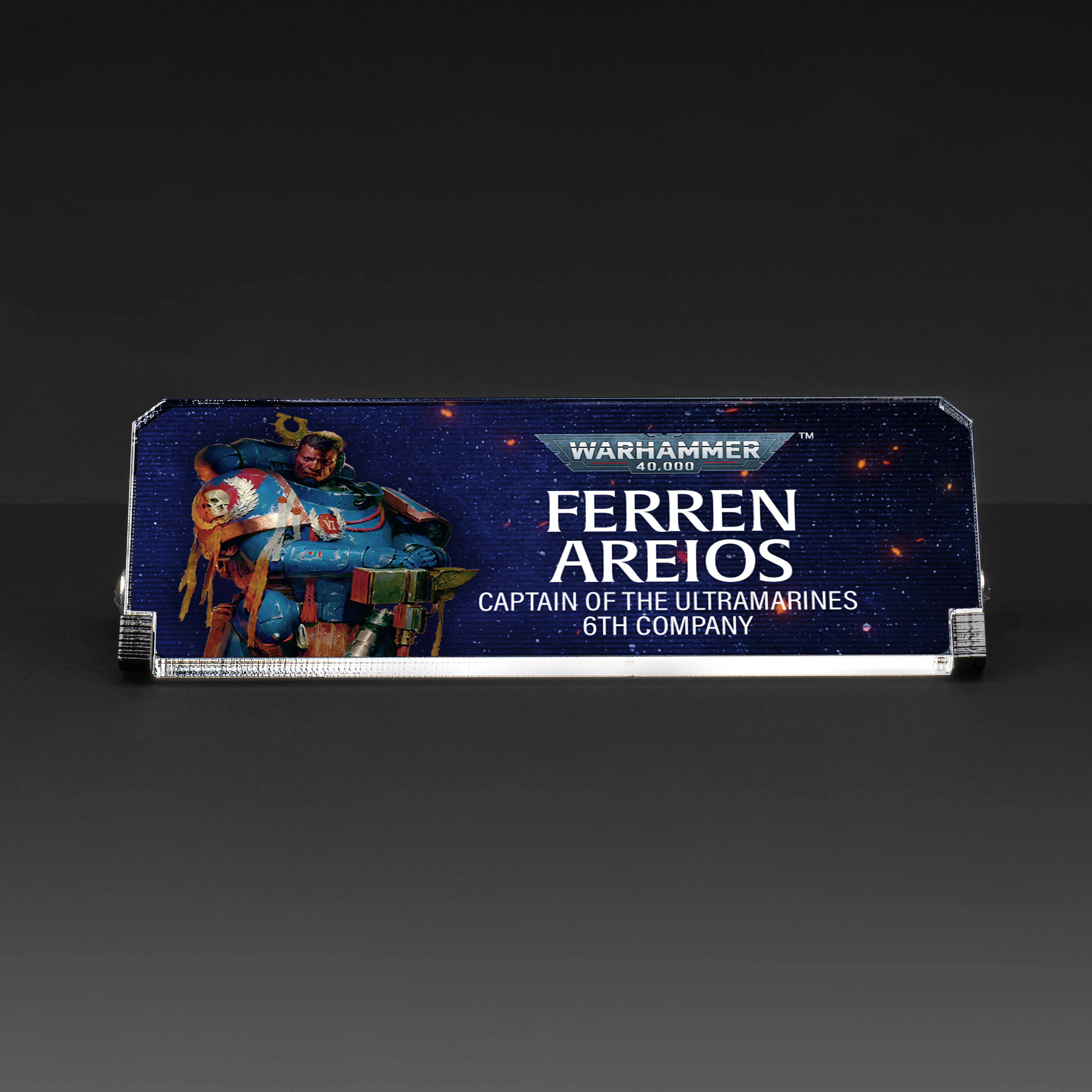 Plaque for Warhammer® 40,000 Ferren Areios - Image 2