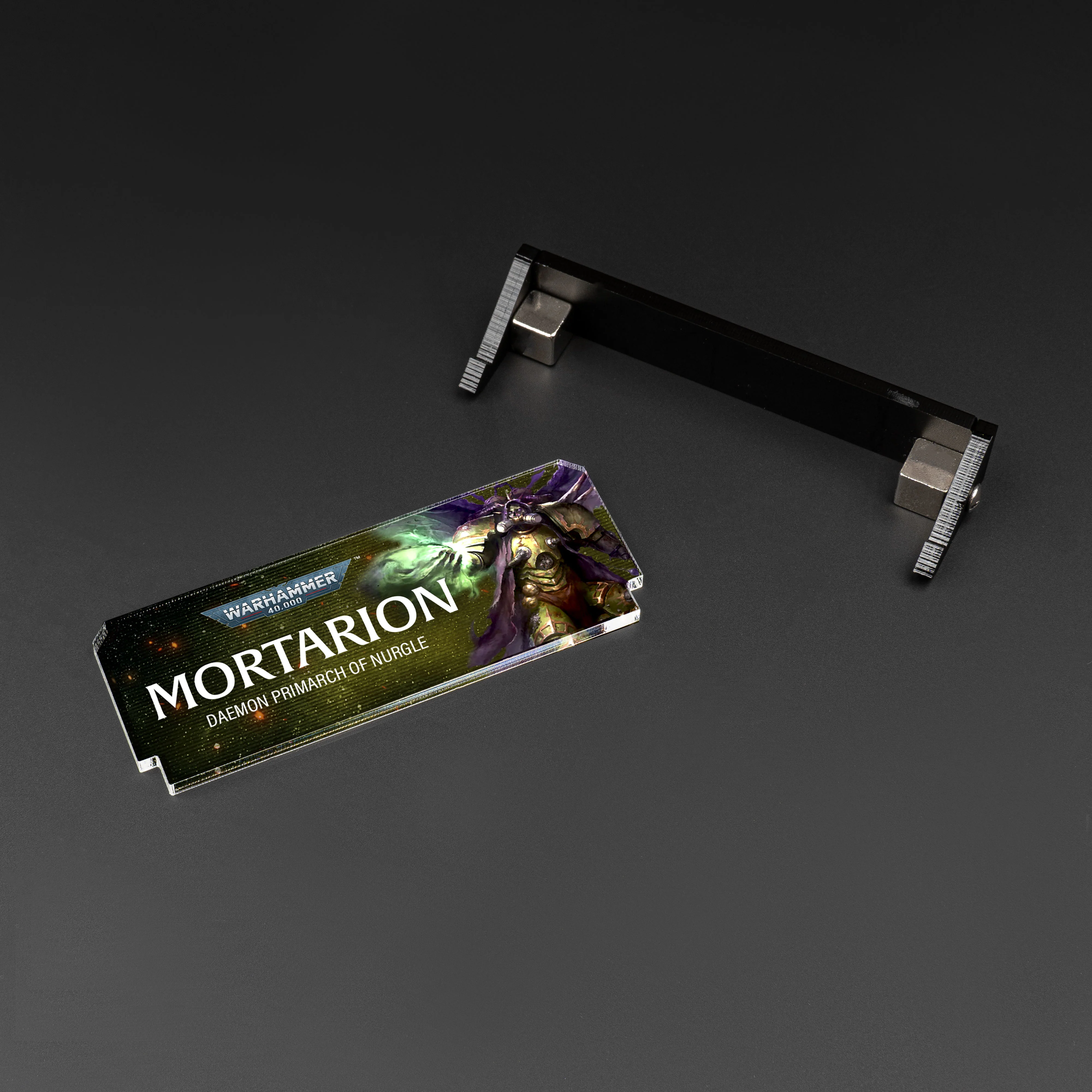 Plaque for Warhammer® 40,000 Mortarion, Daemon Primarch of Nurgle - Image 3