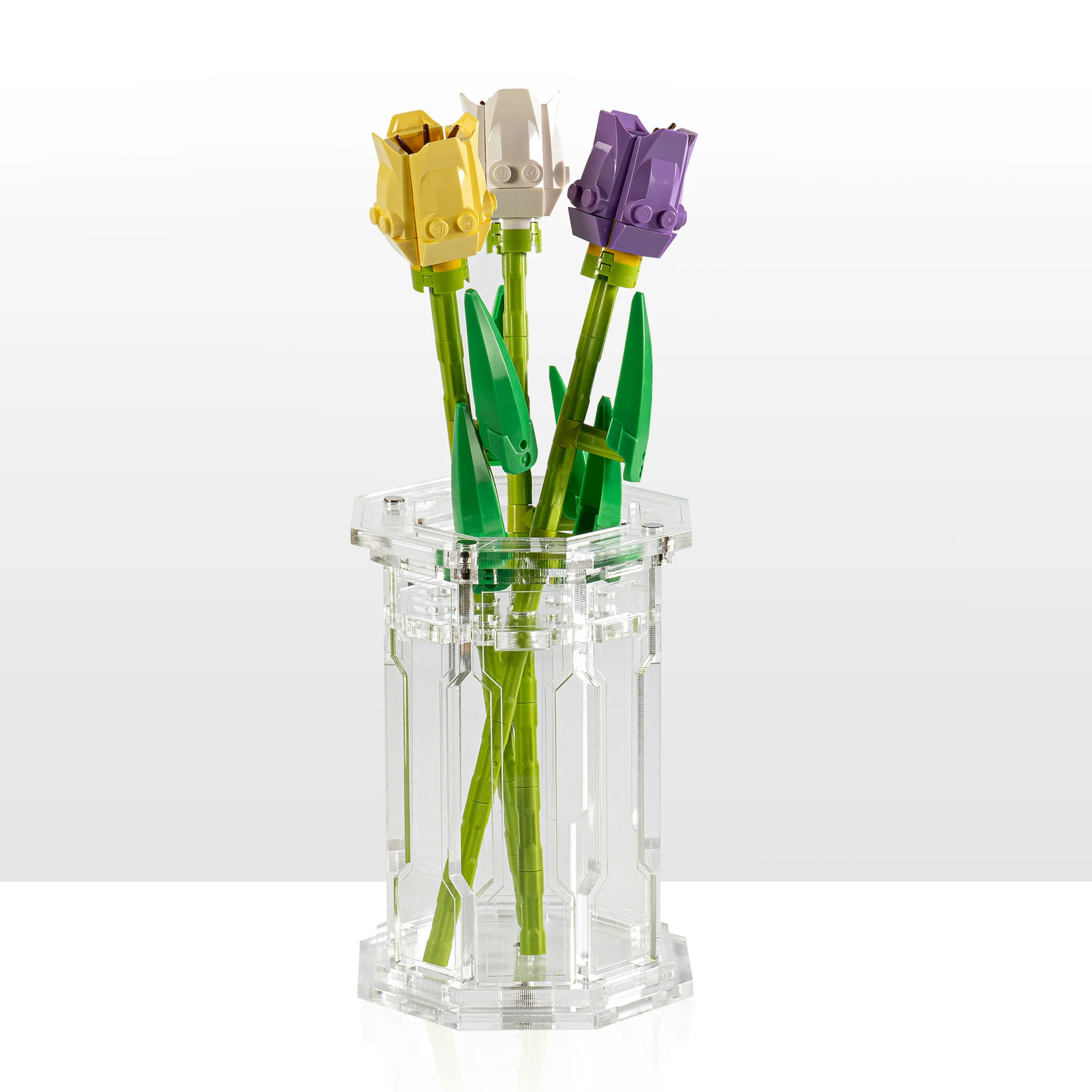 Display Vase for LEGO® Flowers - Clear - Image 3