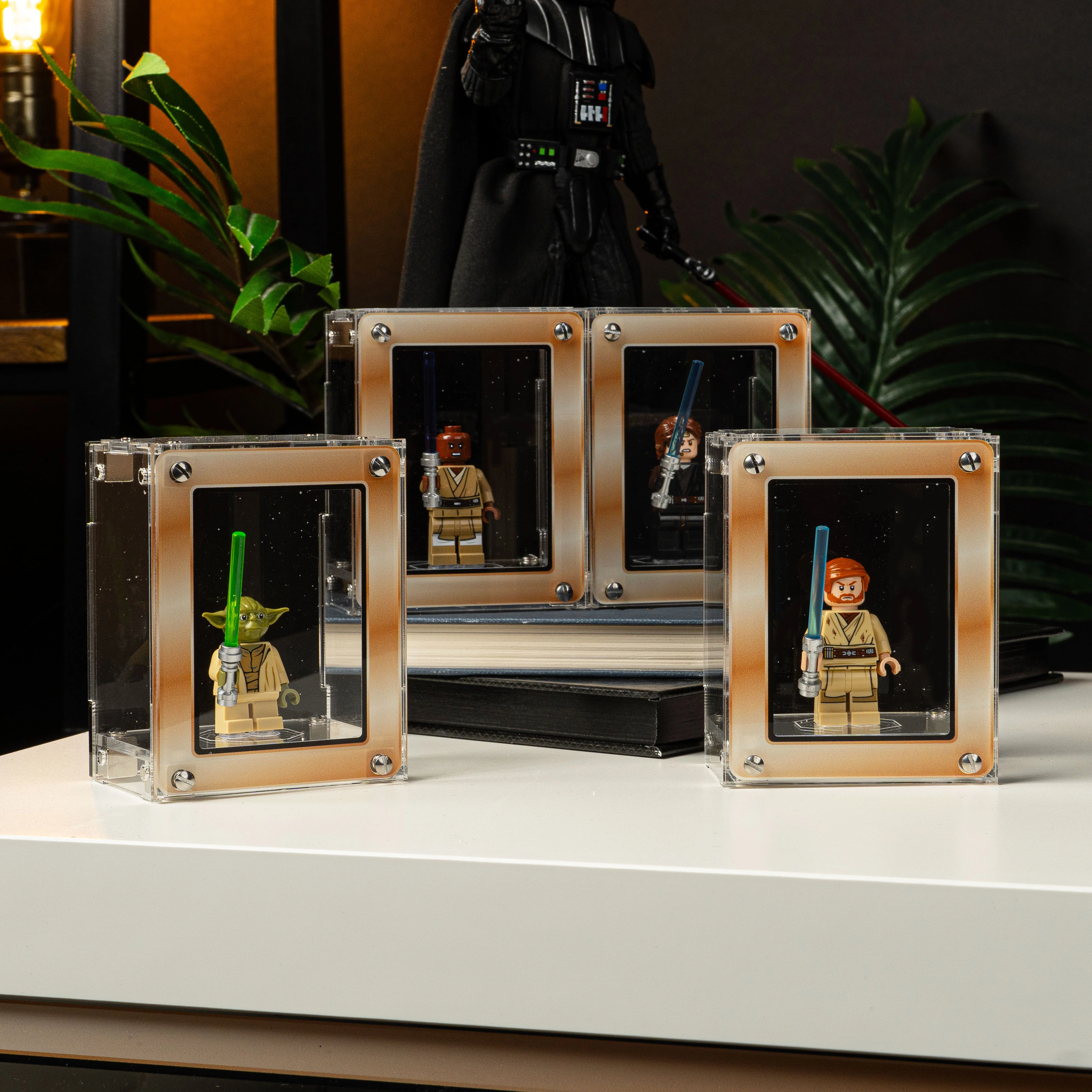 Star Wars™ Gold Themed Modular Display Case for LEGO® Minifigures - Image 6