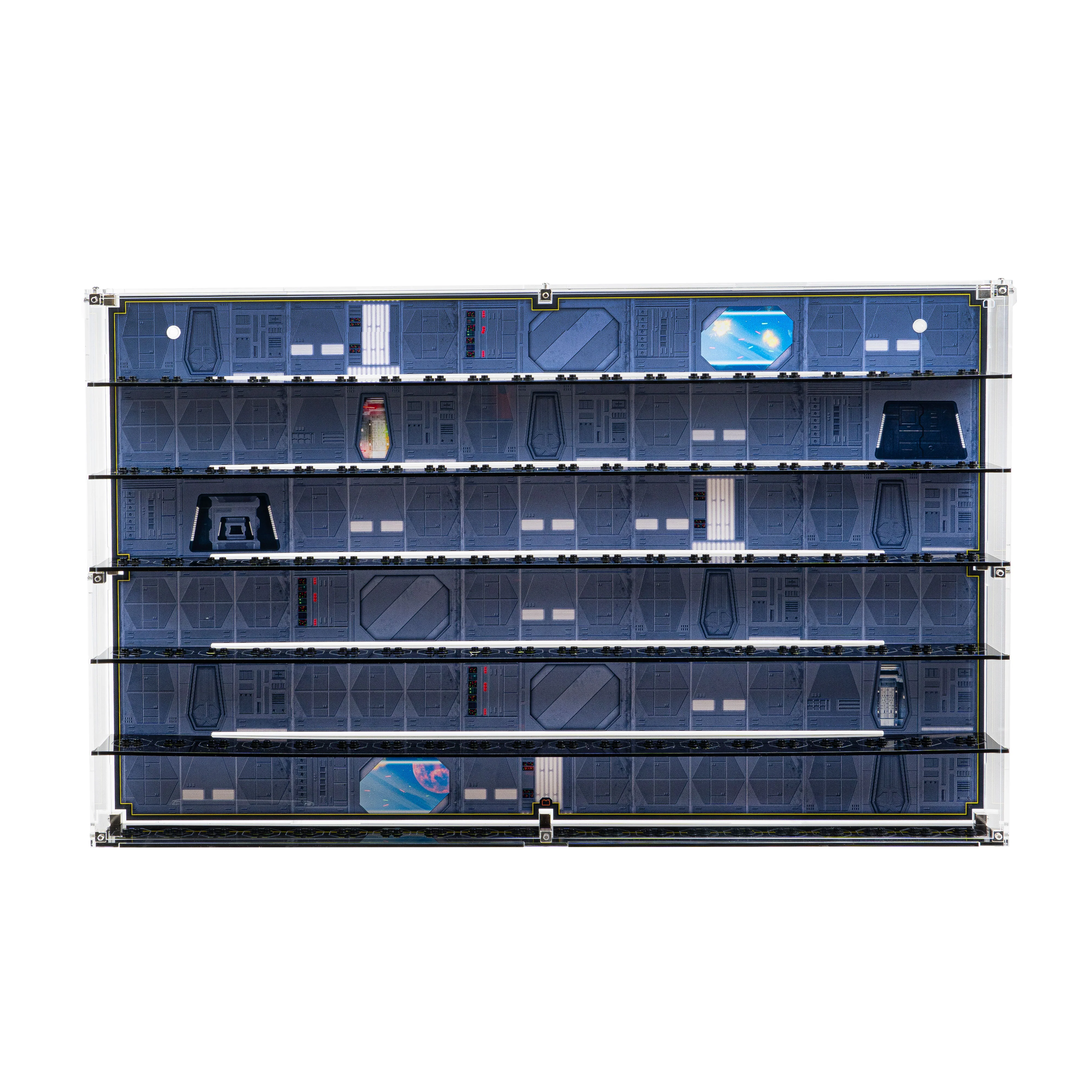 Star Wars Themed Wall Mounted Tiered Display Cases for LEGO® Minifigures - Image 10