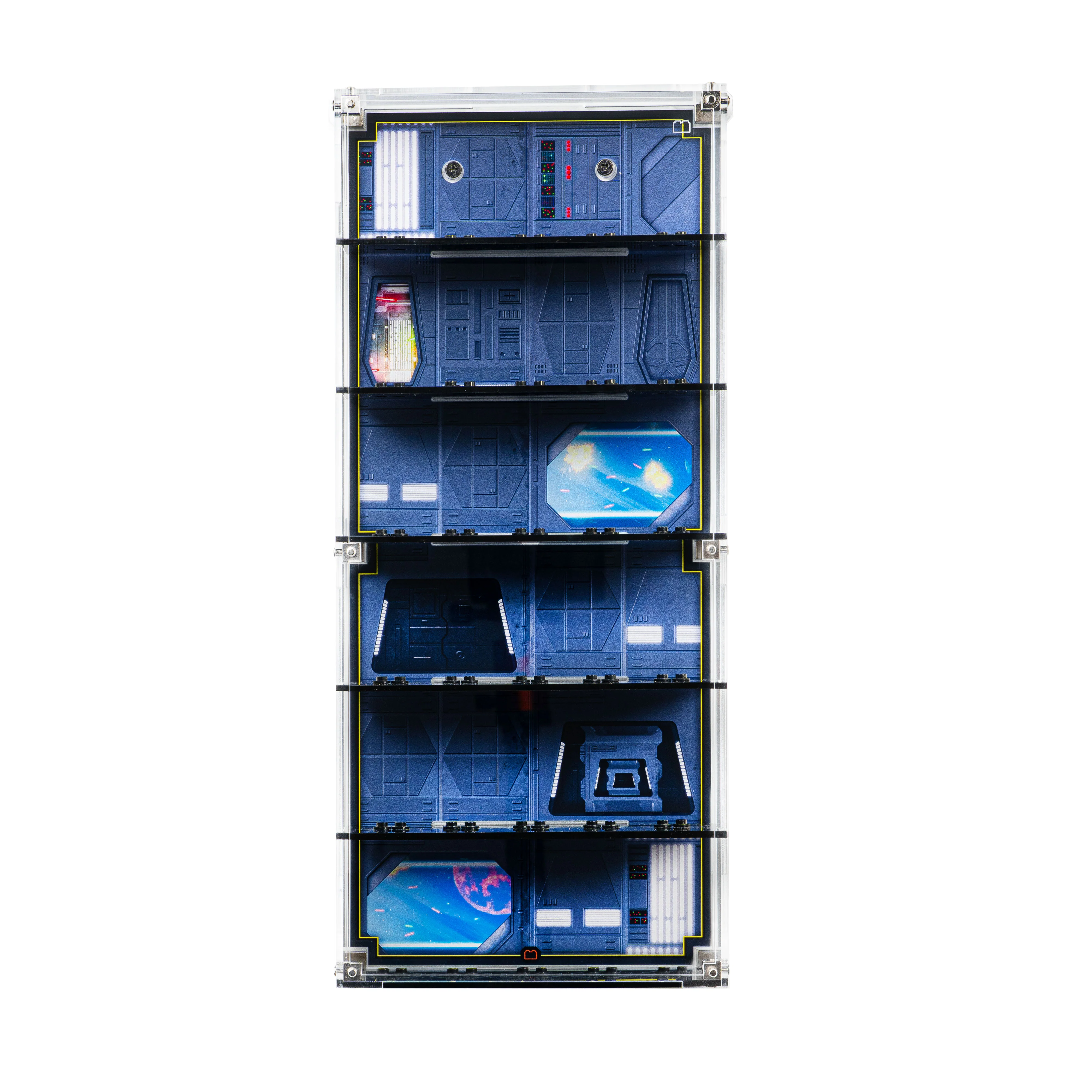 Star Wars Themed Wall Mounted Tiered Display Cases for LEGO® Minifigures - Image 11
