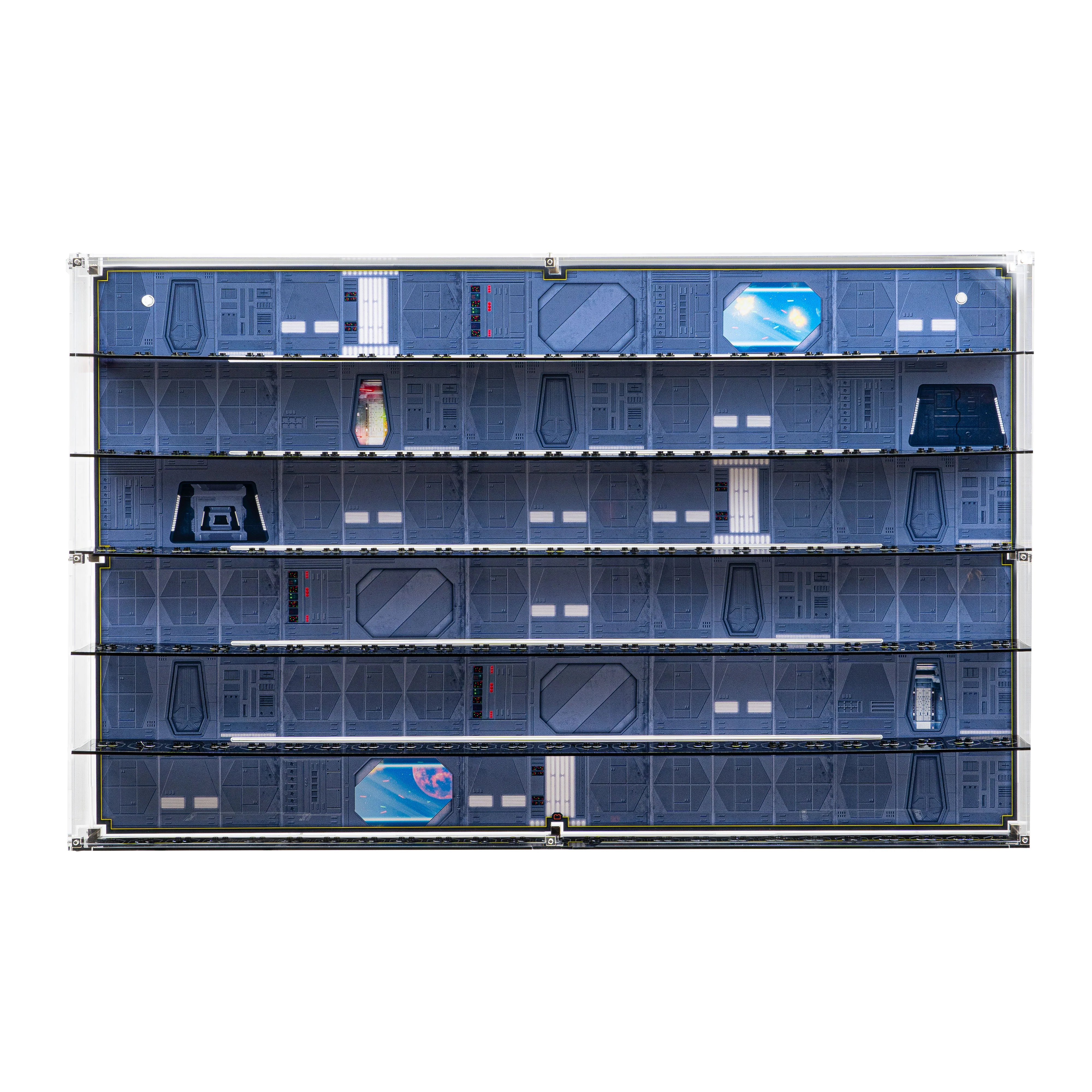 Star Wars Themed Wall Mounted Tiered Display Cases for LEGO® Minifigures - Image 12