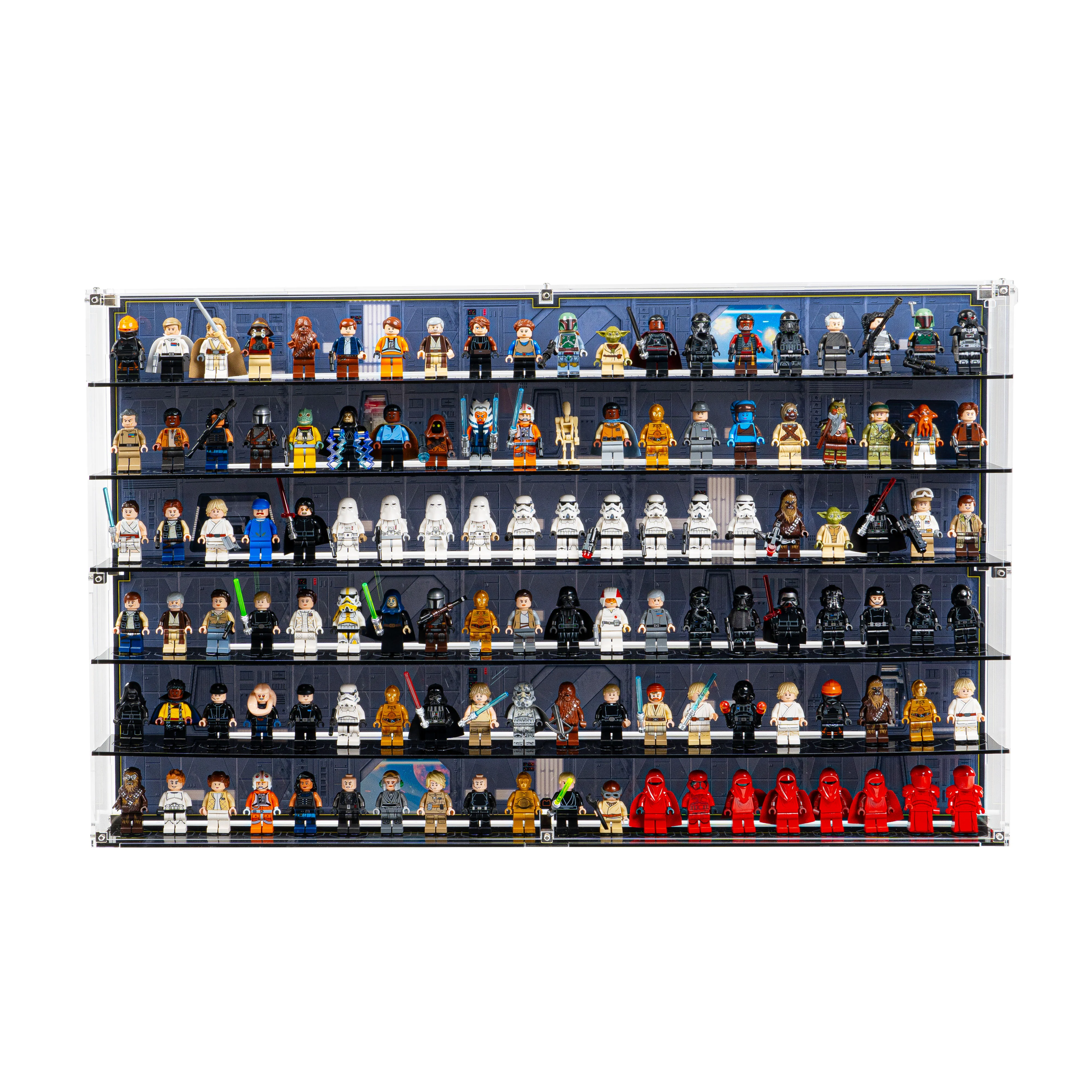 Star Wars Themed Wall Mounted Tiered Display Cases for LEGO® Minifigures - Image 15