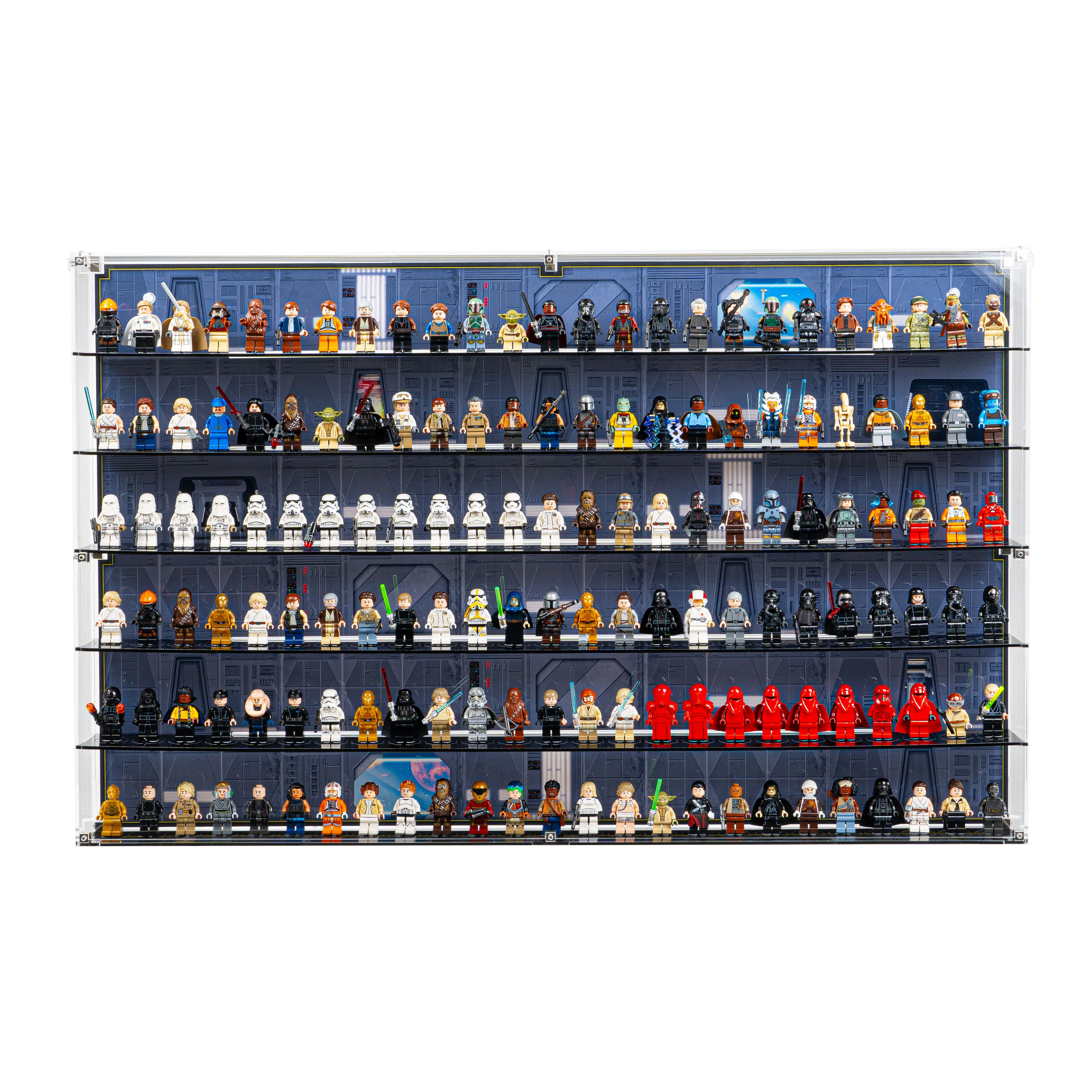 Star Wars Themed Wall Mounted Tiered Display Cases for LEGO® Minifigures - Image 16