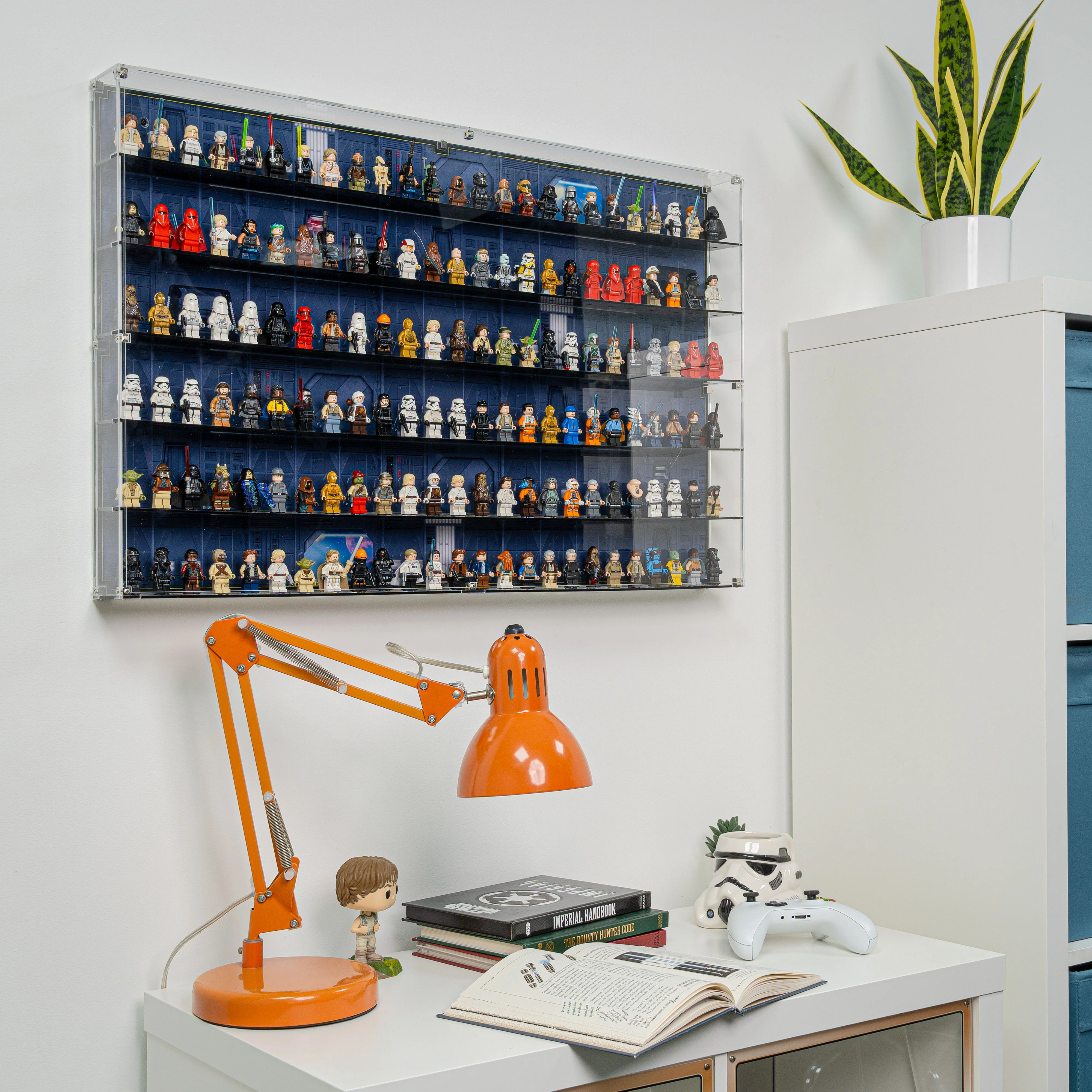 Star Wars Themed Wall Mounted Tiered Display Cases for LEGO® Minifigures - Image 2