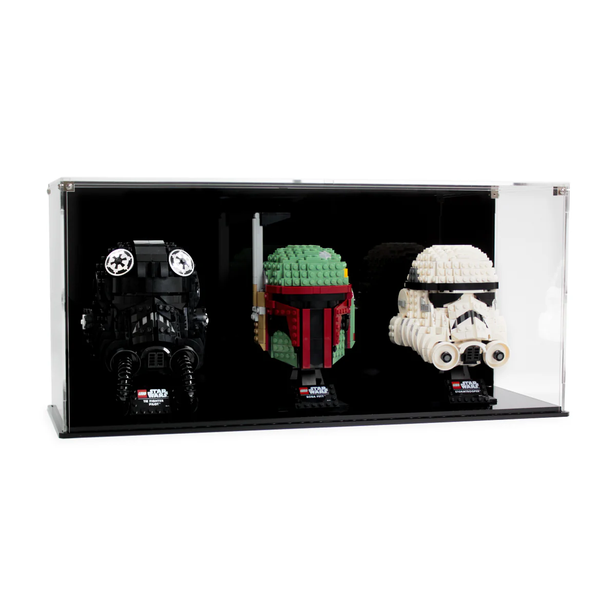 Display Case for three LEGO® Helmets - Image 2