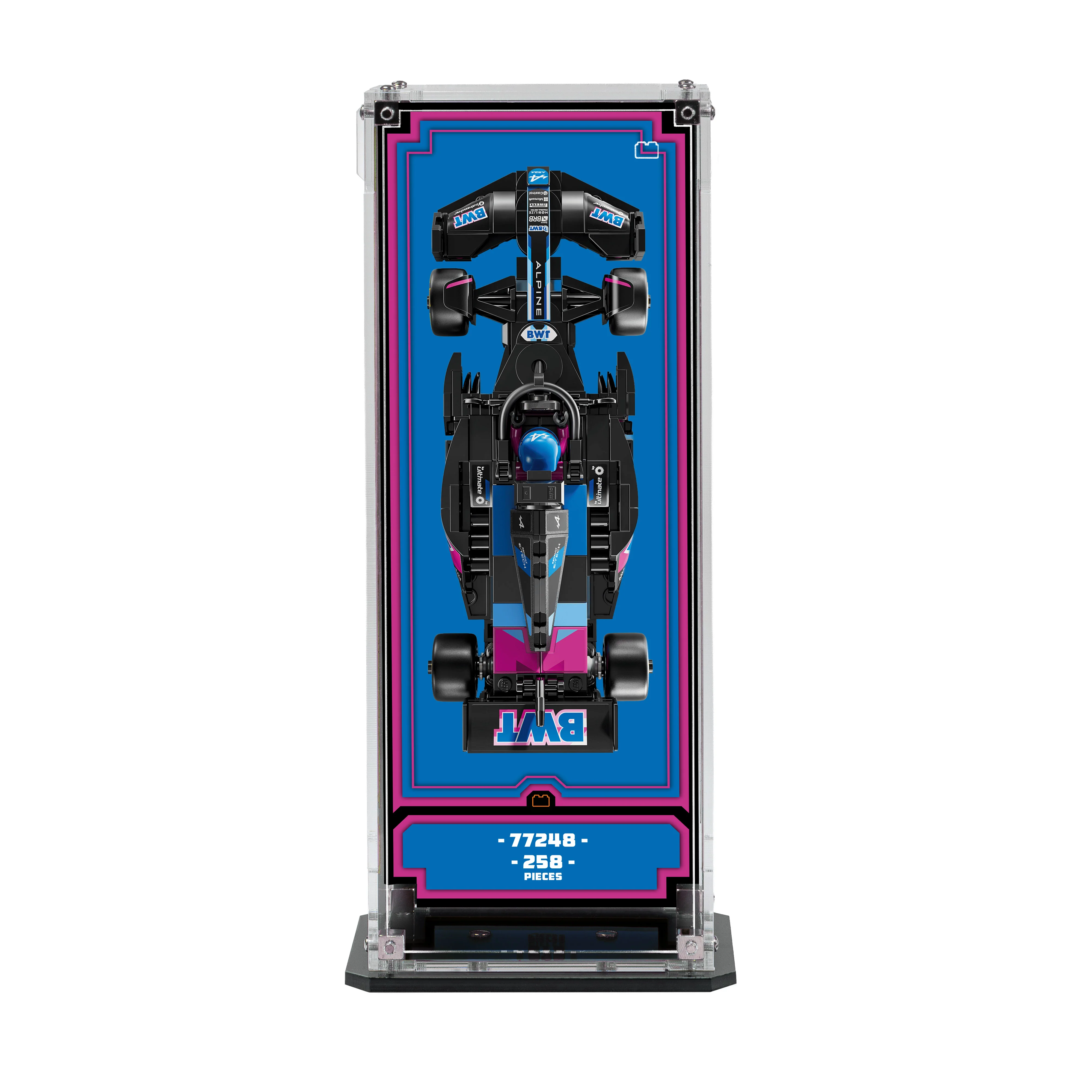Wall Mountable Display Case for LEGO® Speed Champions: Formula 1 Range - Image 11