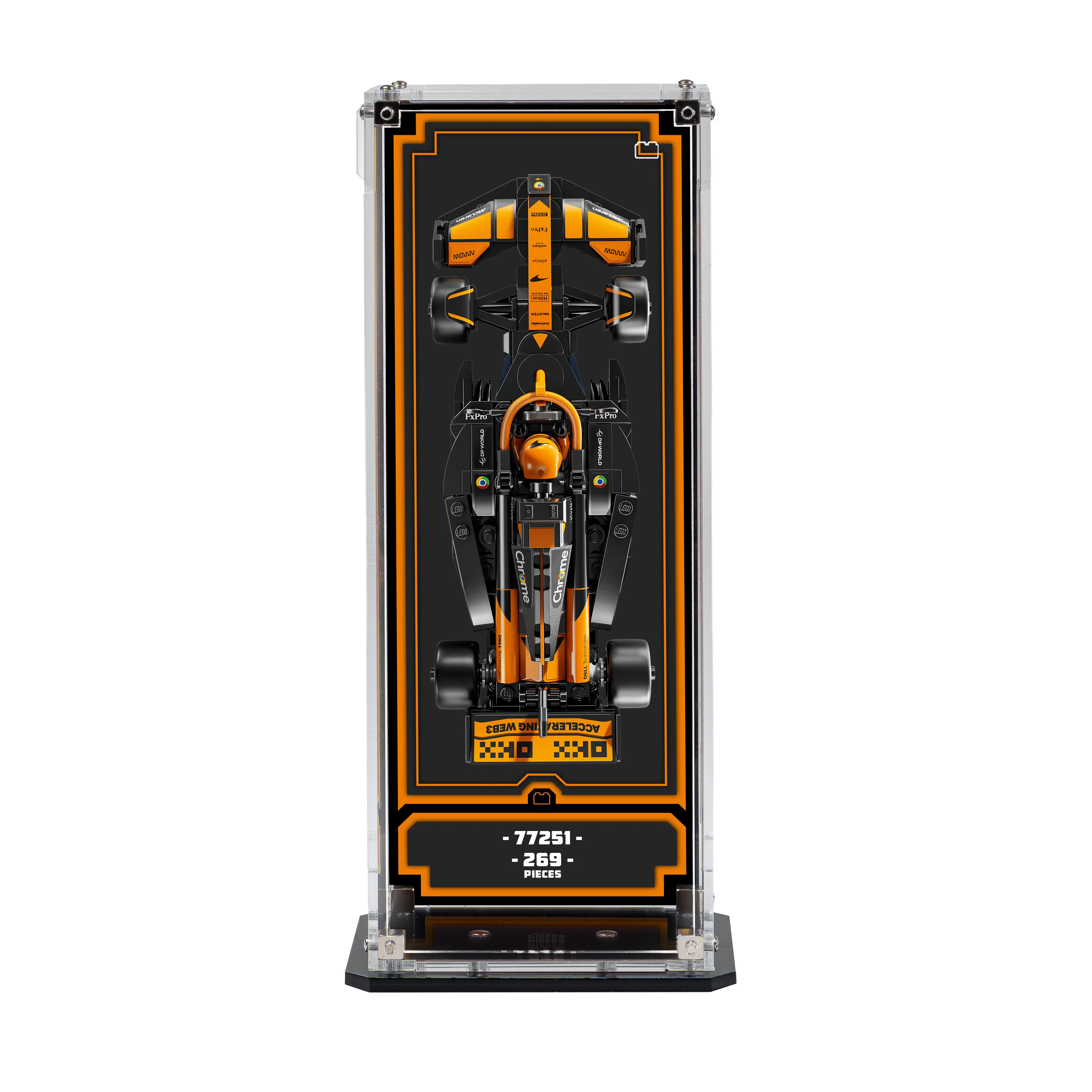Wall Mountable Display Case for LEGO® Speed Champions: Formula 1 Range - Image 12