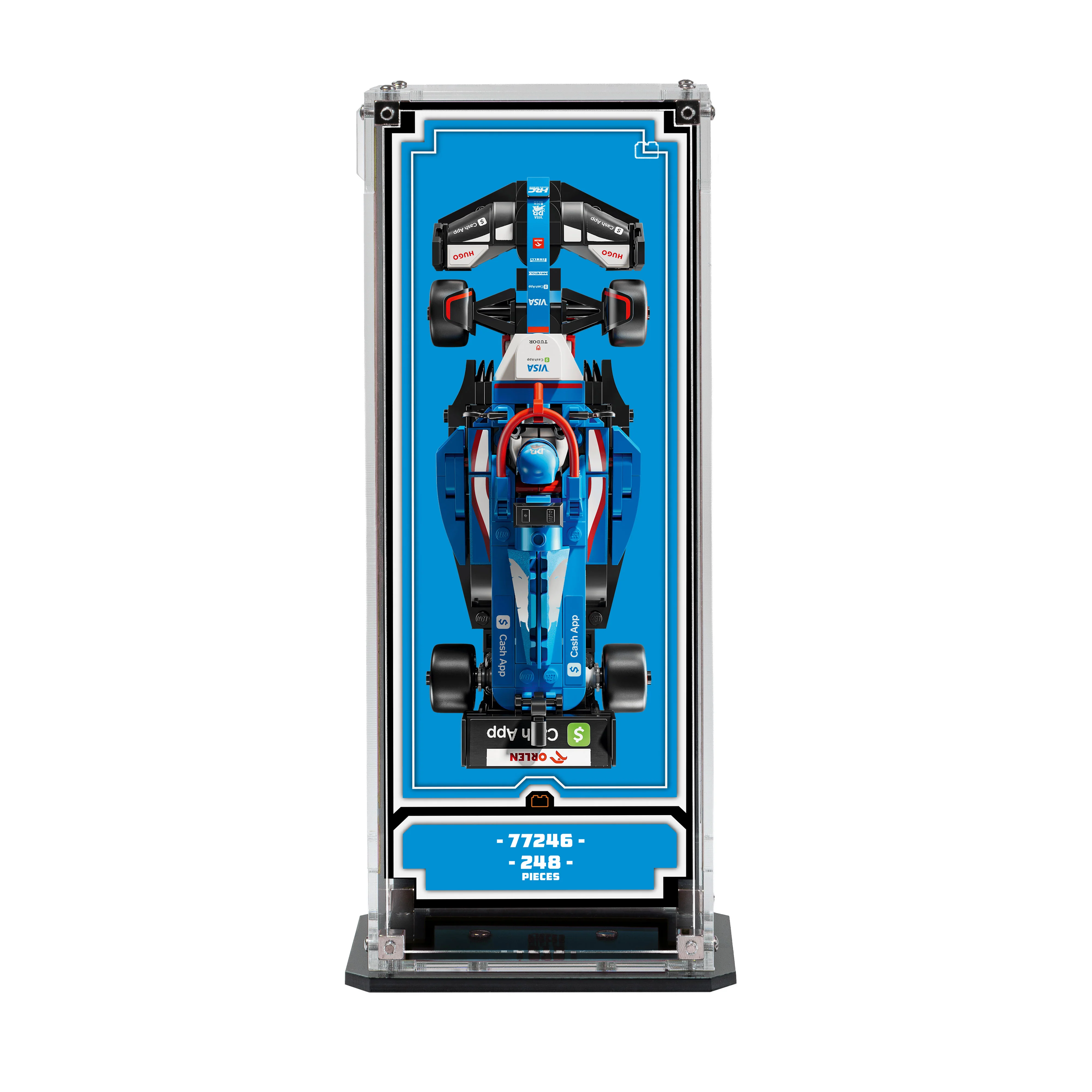 Wall Mountable Display Case for LEGO® Speed Champions: Formula 1 Range - Image 14