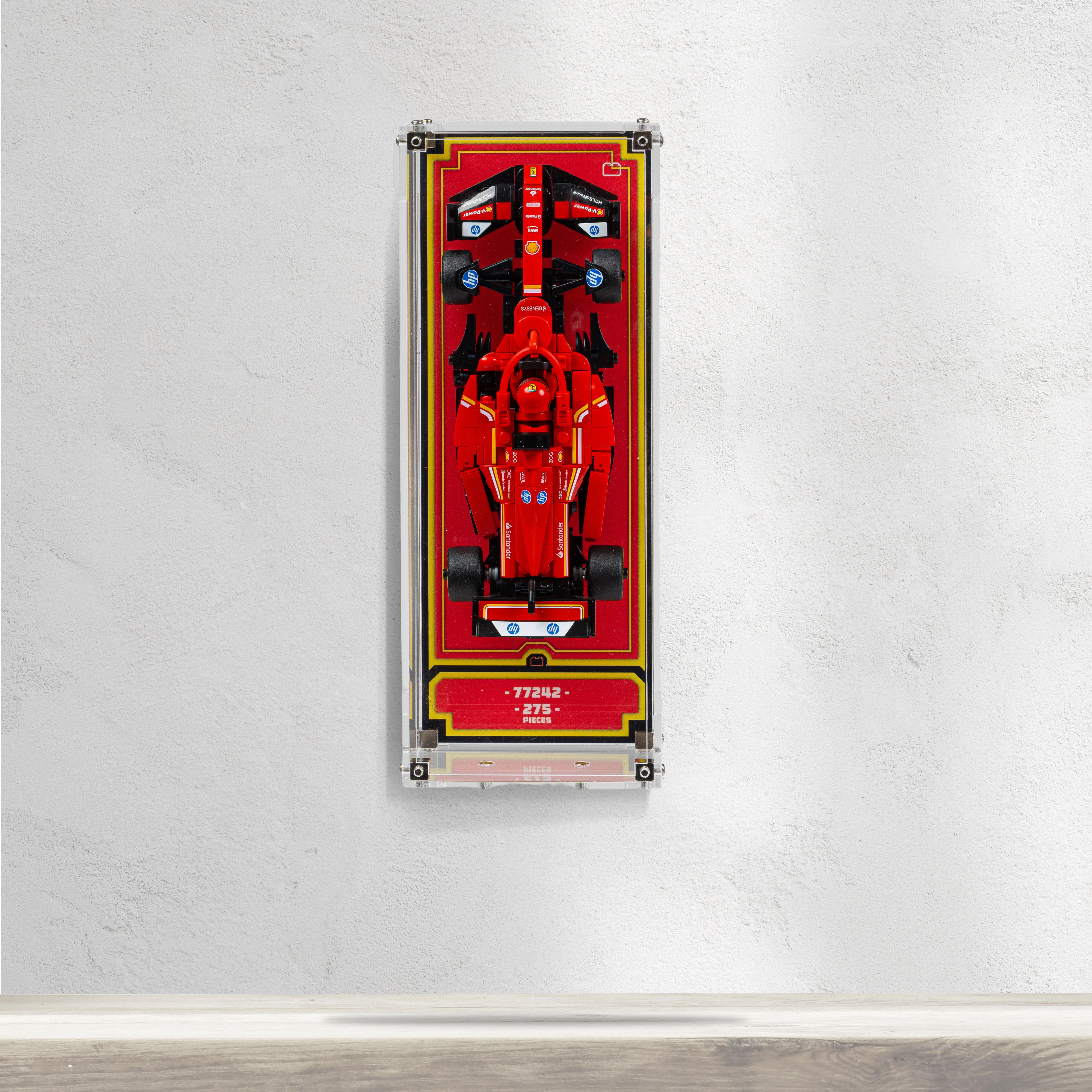 Wall Mountable Display Case for LEGO® Speed Champions: Formula 1 Range - Image 4