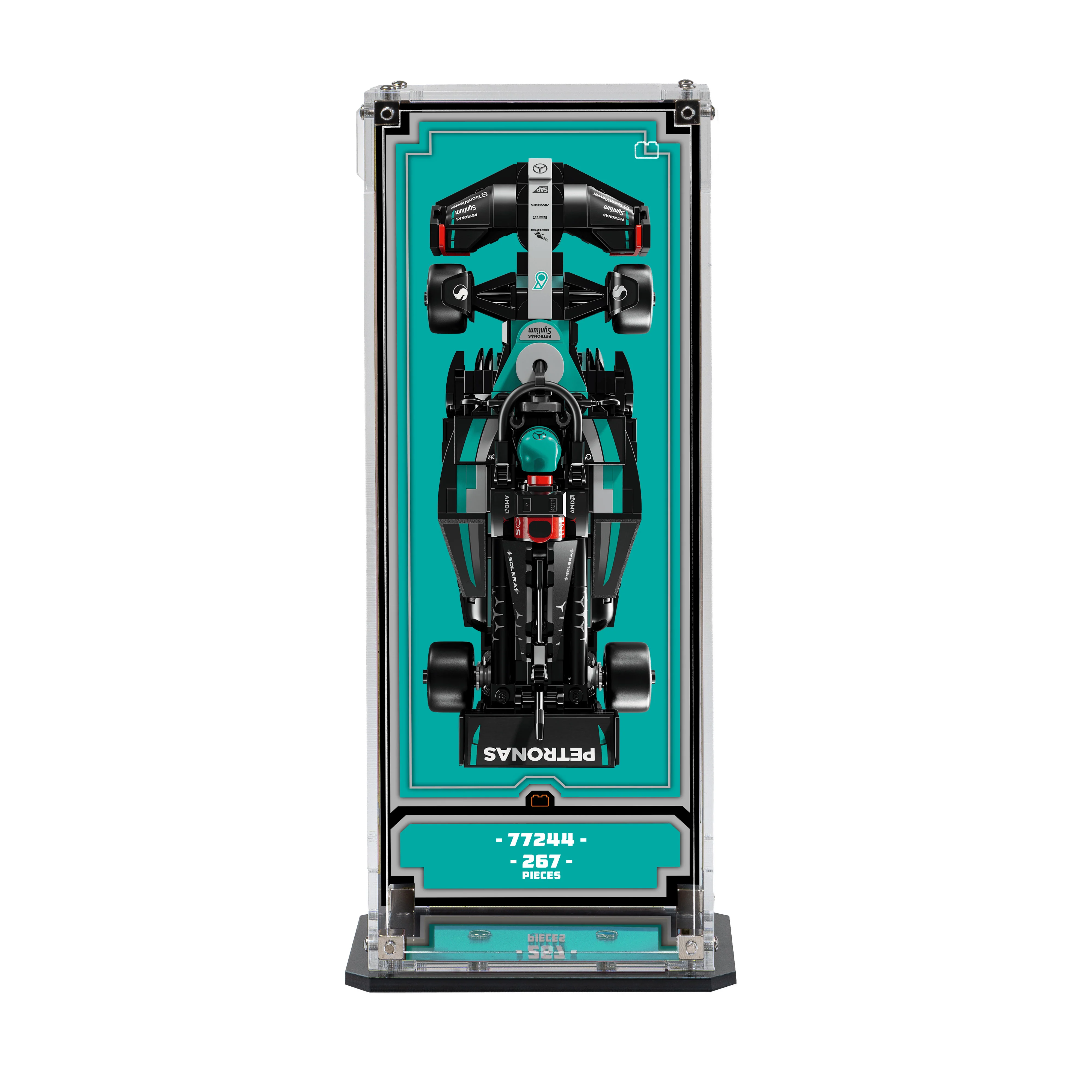 Wall Mountable Display Case for LEGO® Speed Champions: Formula 1 Range - Image 7