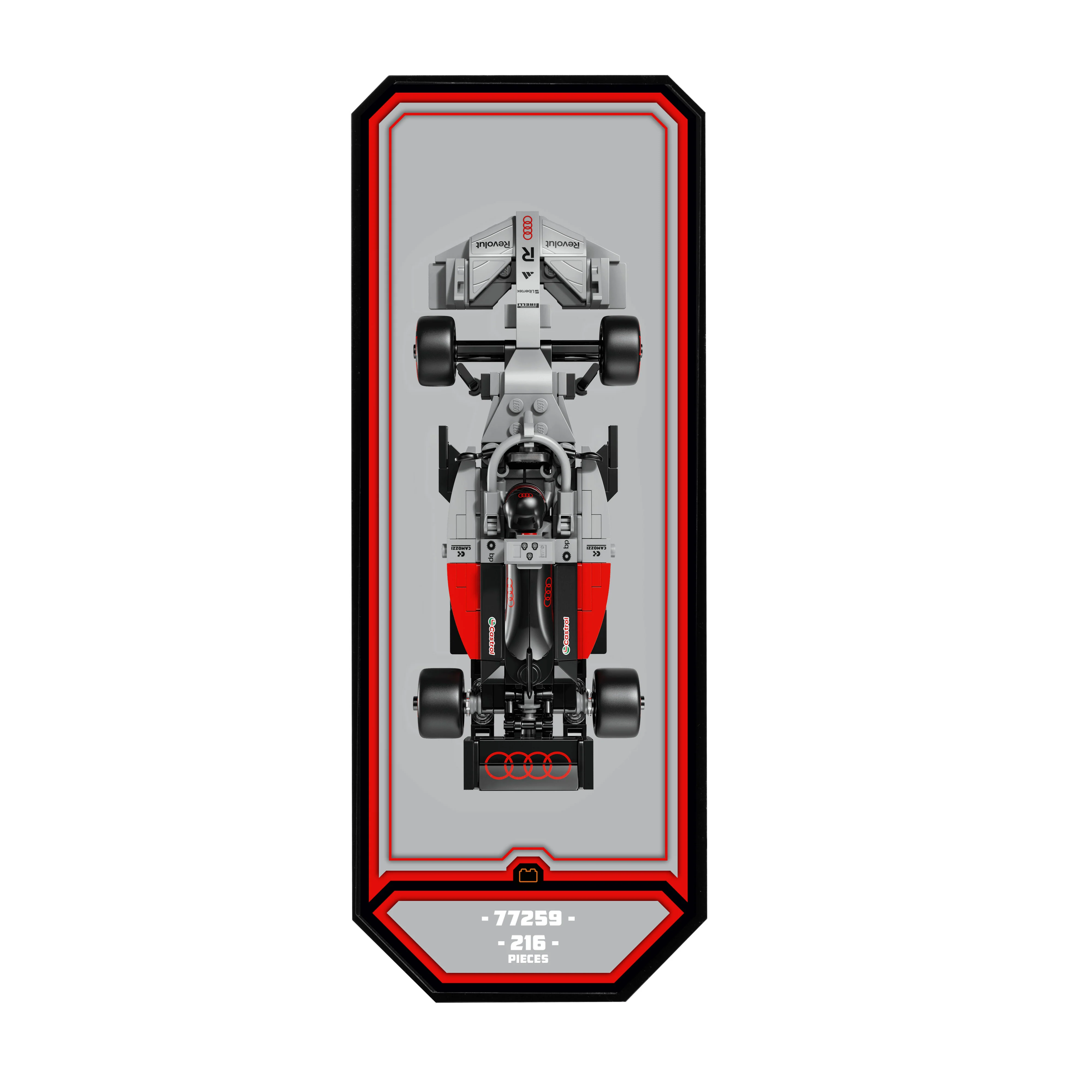 Wall Mountable Display Plinth for LEGO® Speed Champions: Formula 1 Range - Image 17