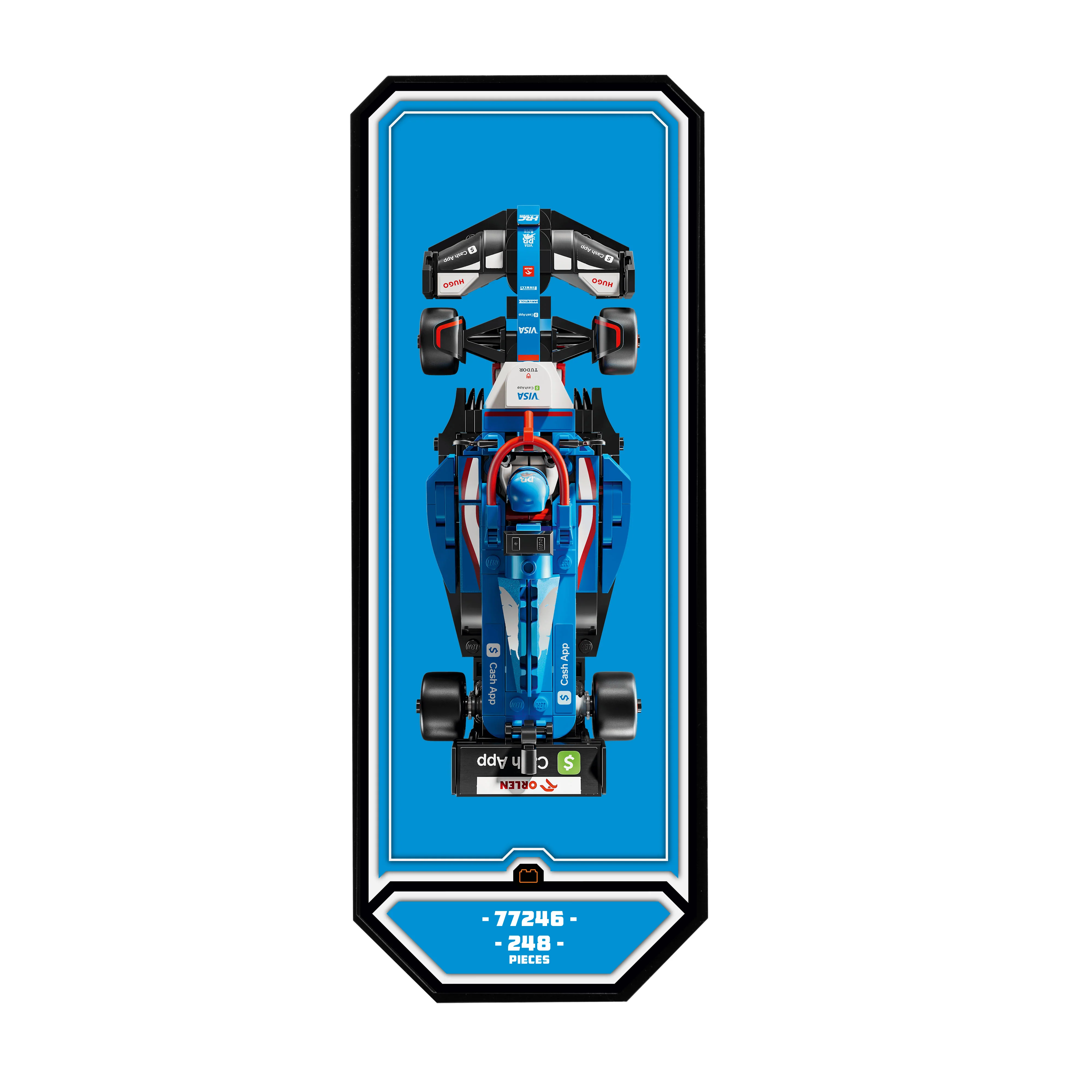 Wall Mountable Display Plinth for LEGO® Speed Champions: Formula 1 Range - Image 18