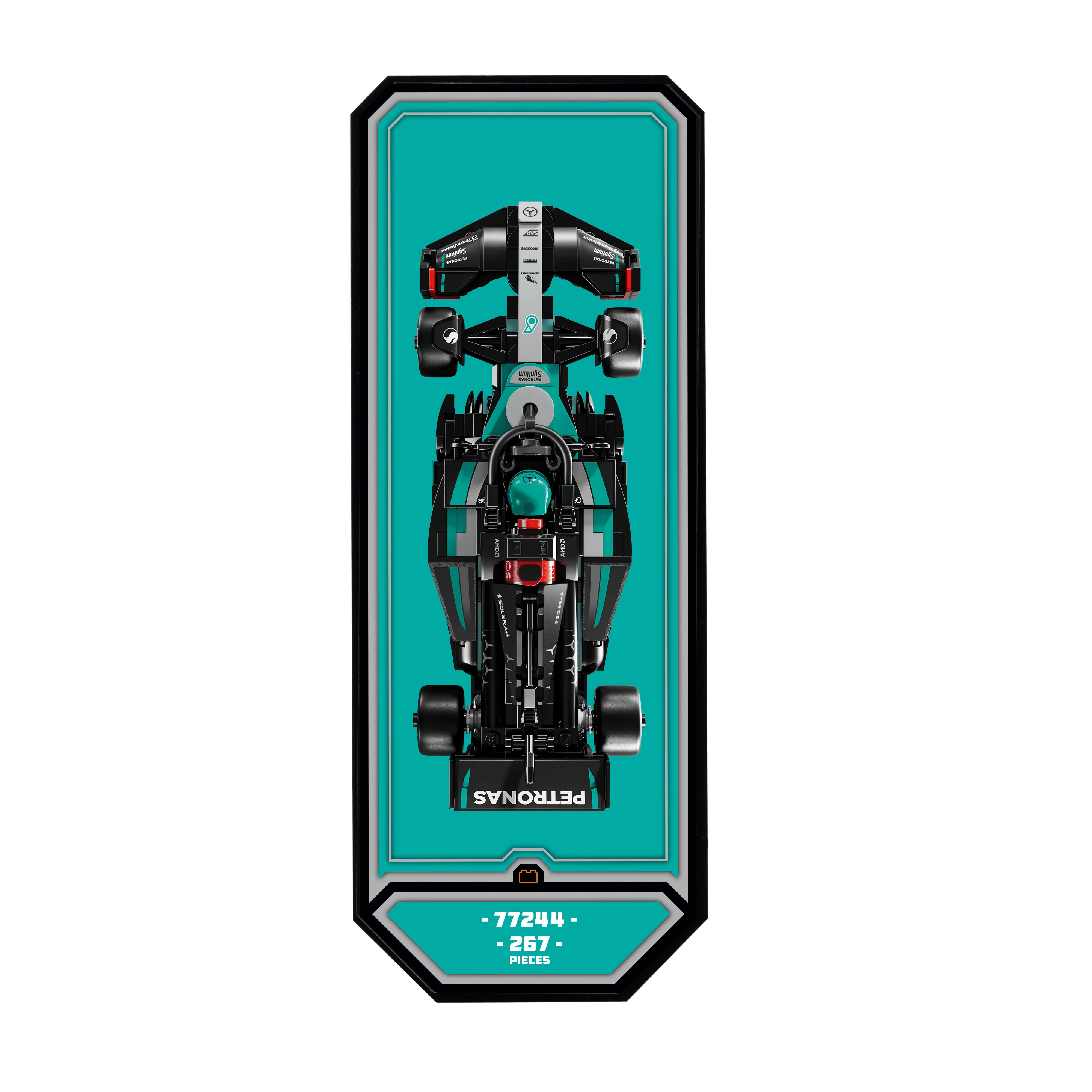 Wall Mountable Display Plinth for LEGO® Speed Champions: Formula 1 Range - Image 19