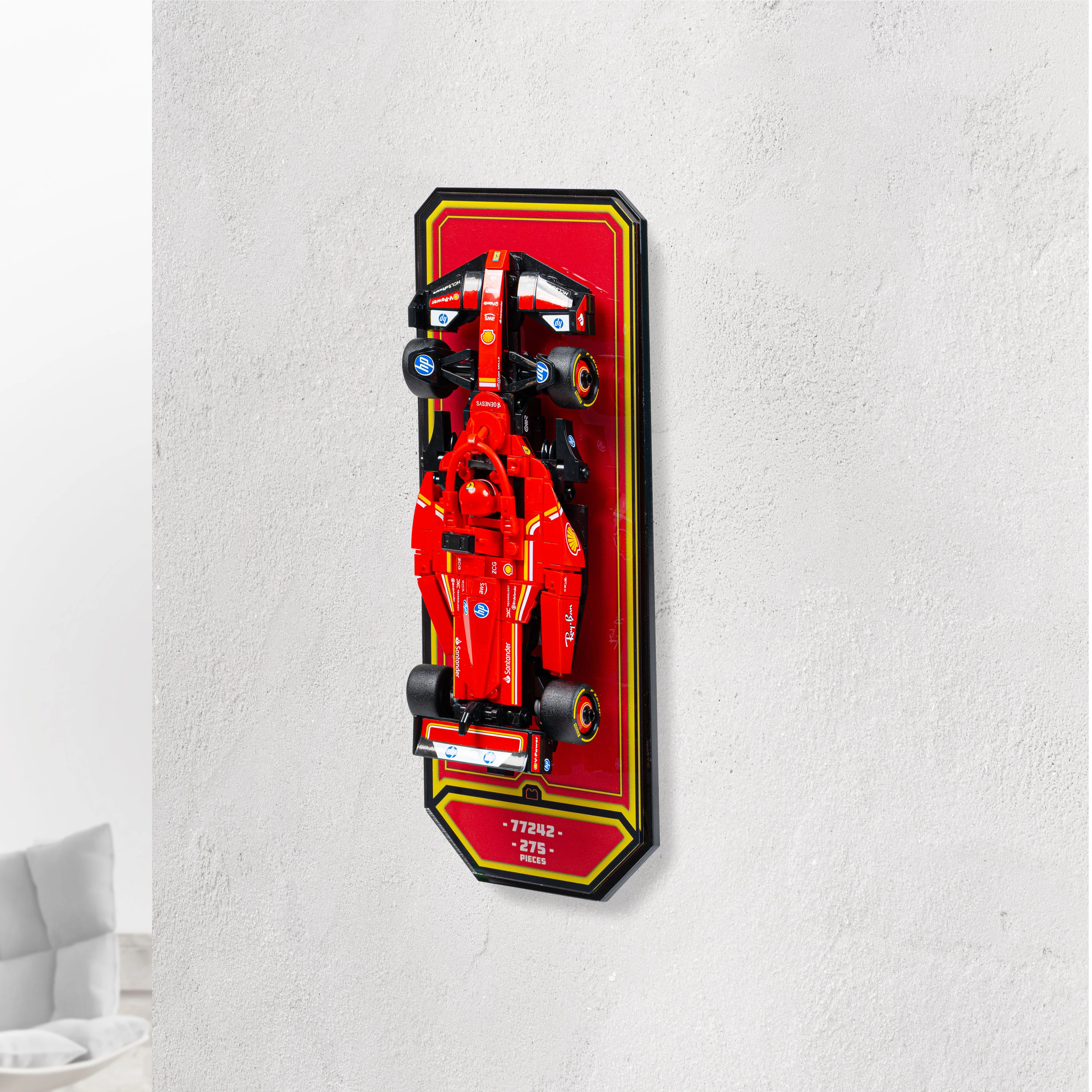 Wall Mountable Display Plinth for LEGO® Speed Champions: Formula 1 Range - Image 3