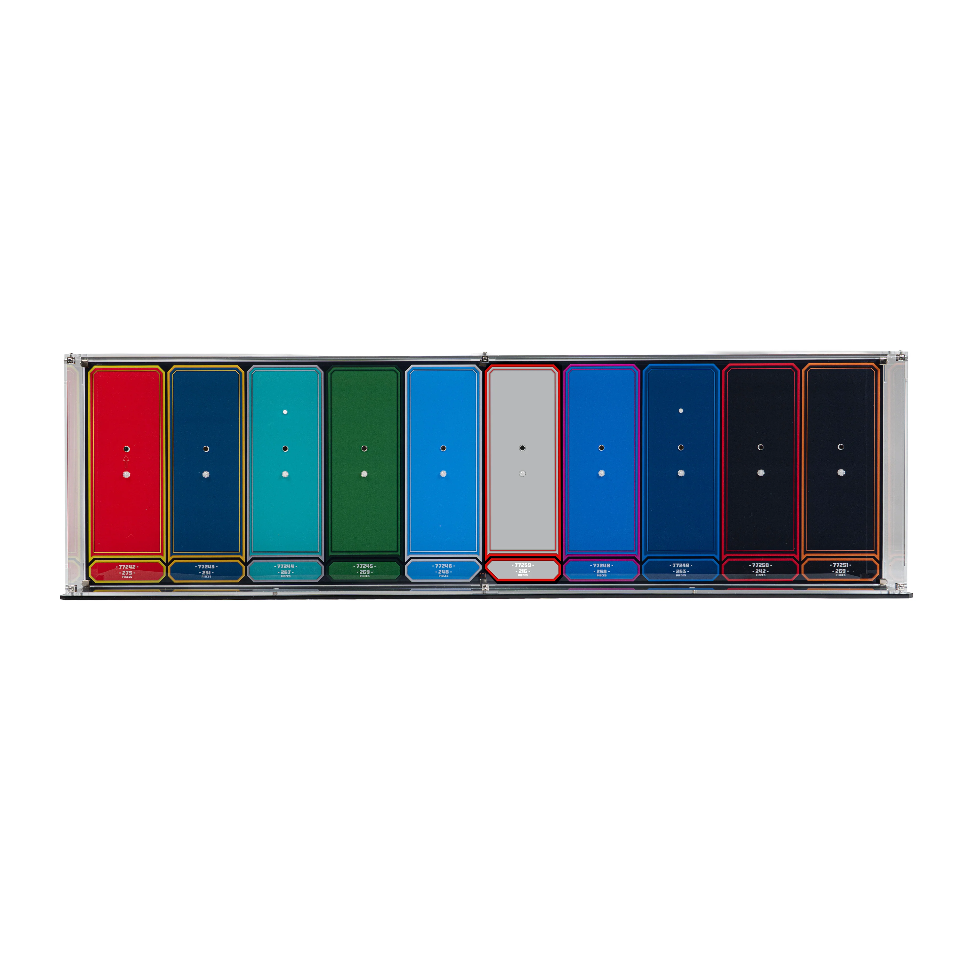 Wall Mountable Display Case for 10 x LEGO® Speed Champions: Formula 1 Range - Image 6