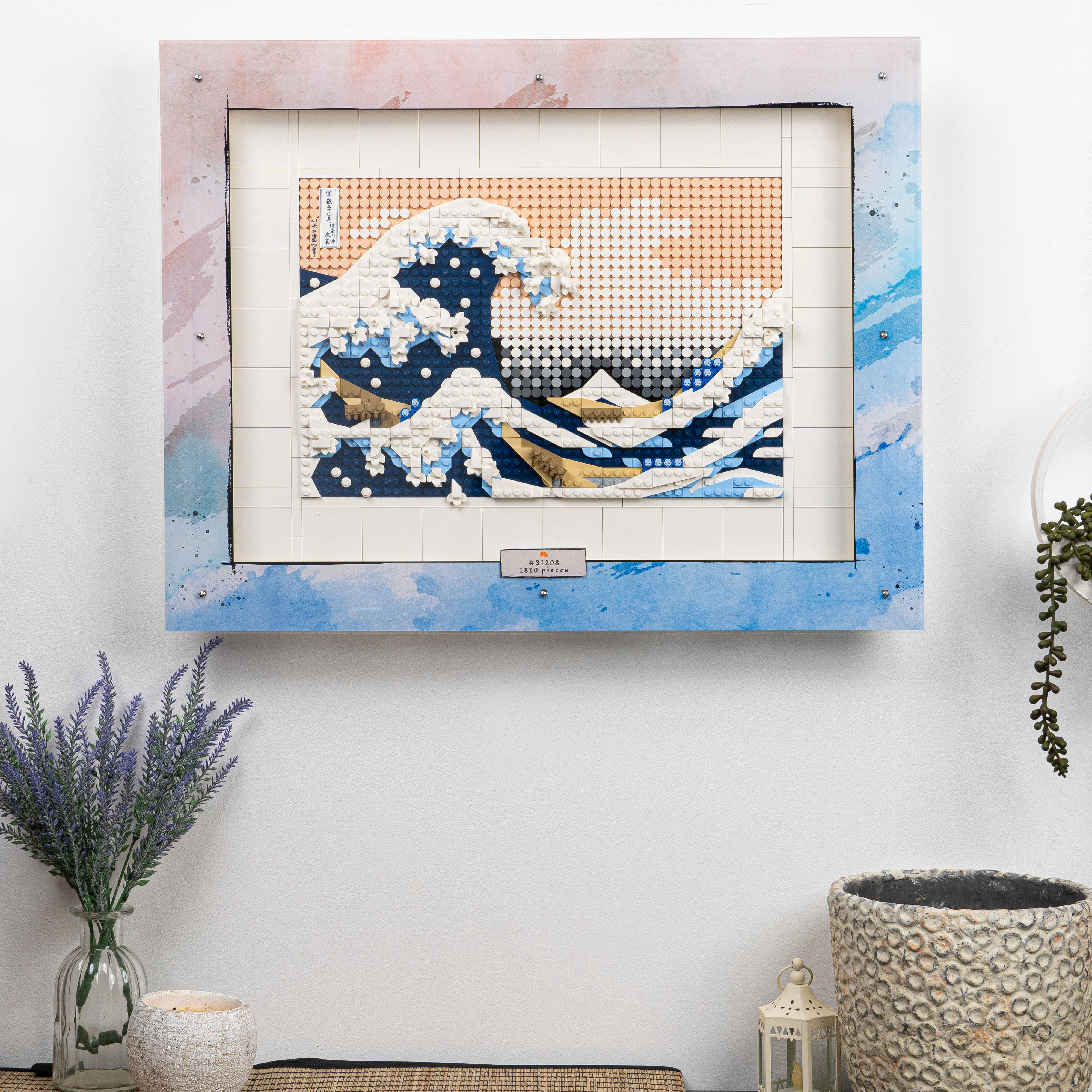 Wall Mounted Display Case for LEGO® Art: Hokusai - The Great Wave (31208) - Image 5