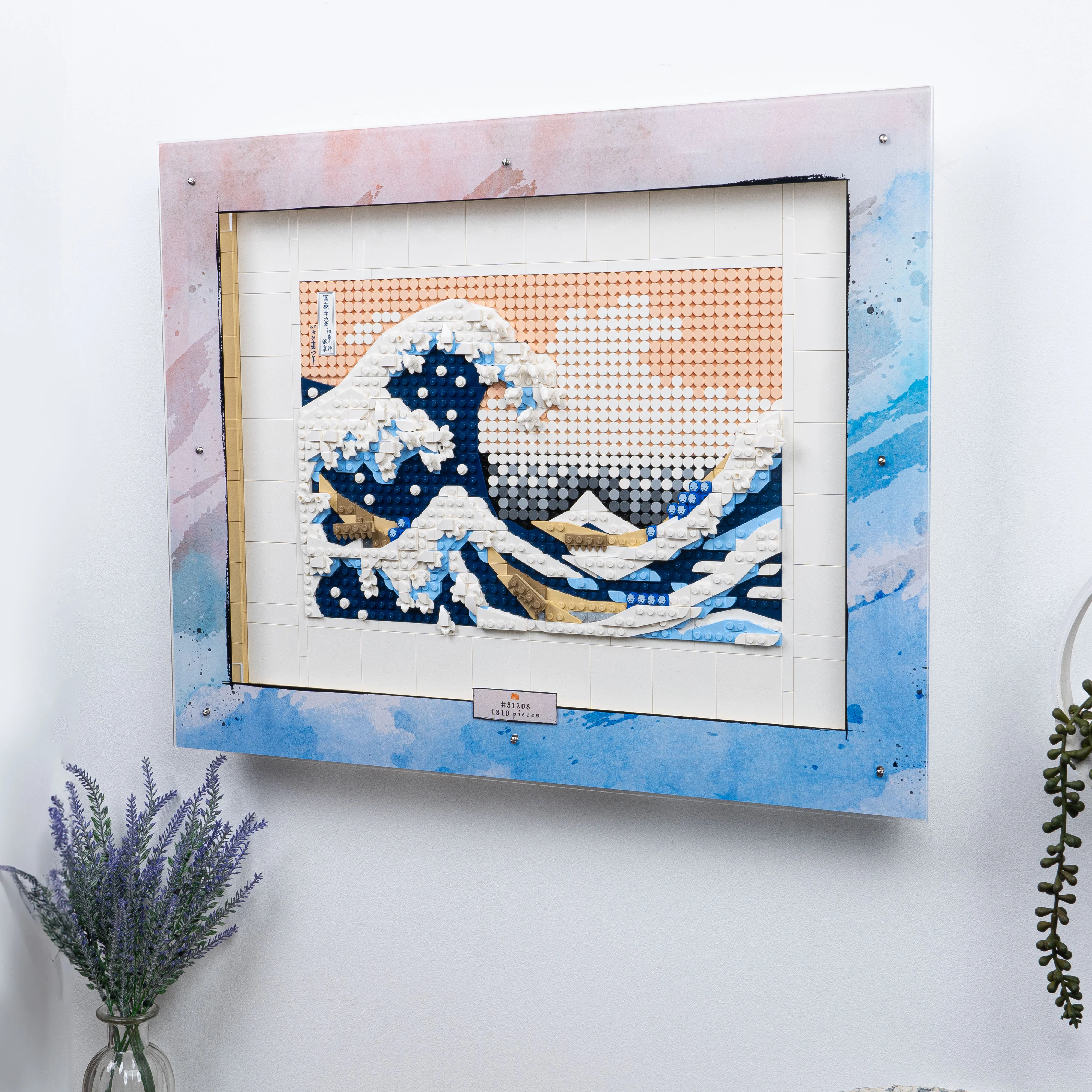 Wall Mounted Display Case for LEGO® Art: Hokusai - The Great Wave (31208) - Image 6