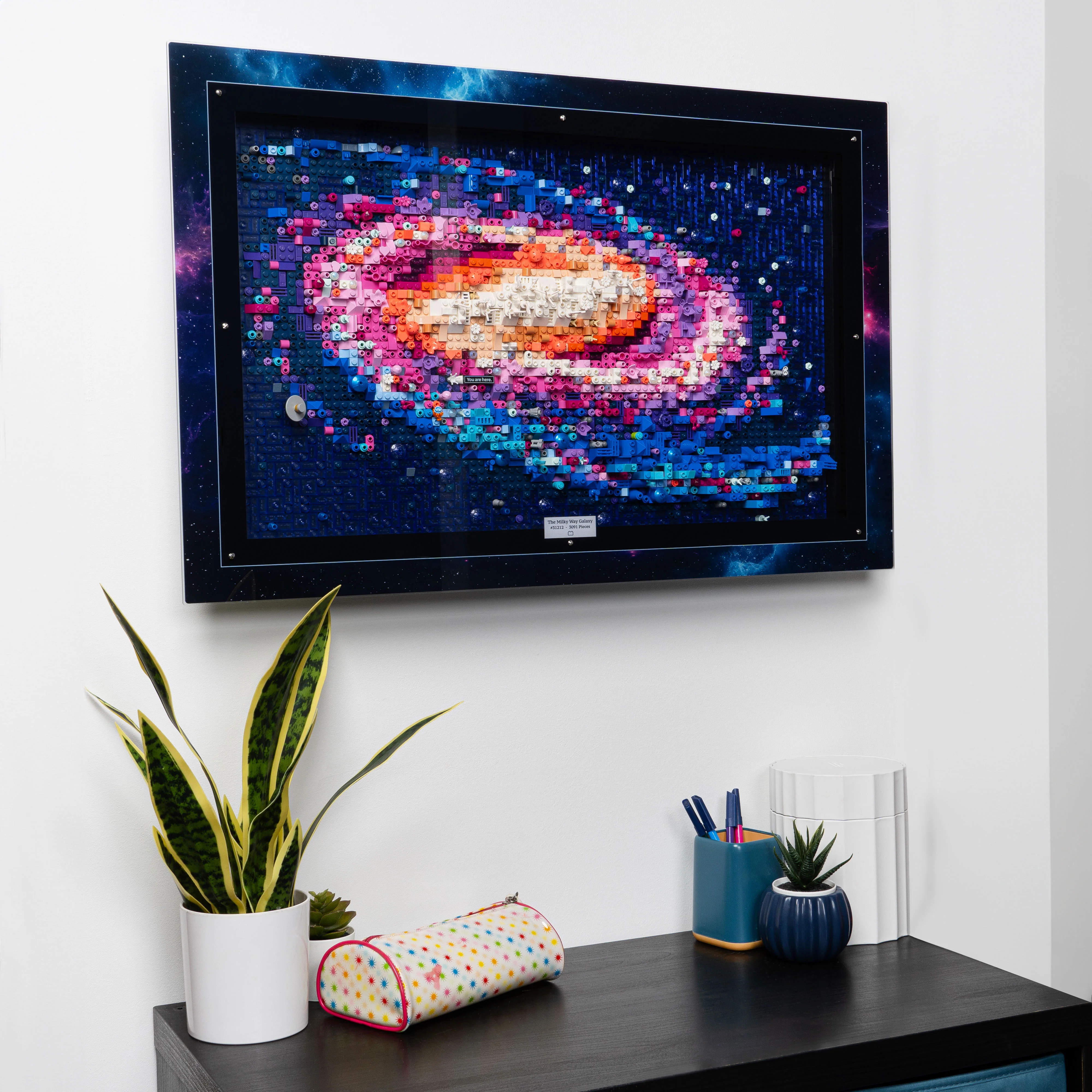 Wall Mounted Display Case for LEGO® Art: The Milky Way Galaxy (31212) - Image 4