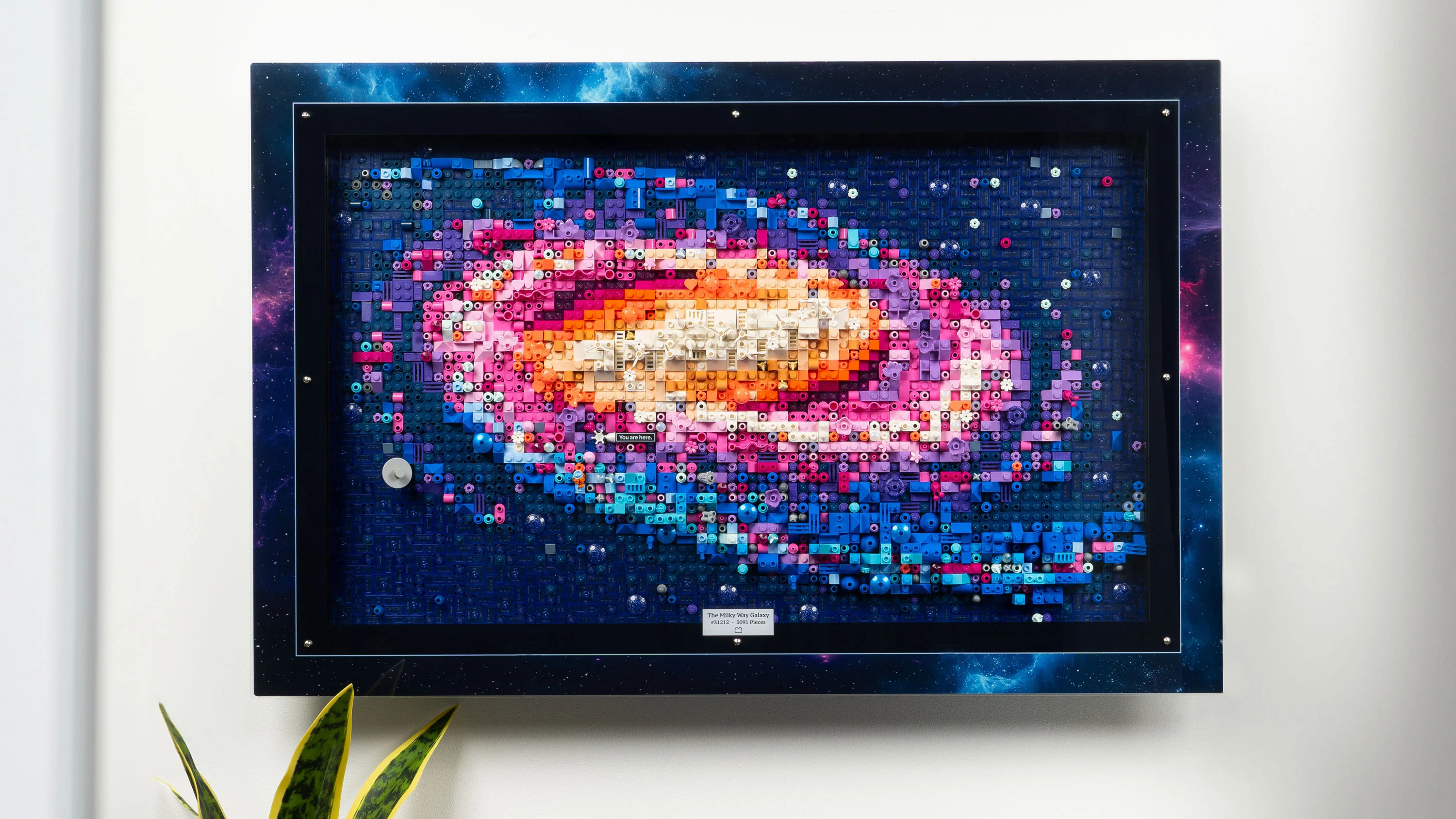 Wall Mounted Display Case for LEGO® Art: The Milky Way Galaxy (31212) - Image 6
