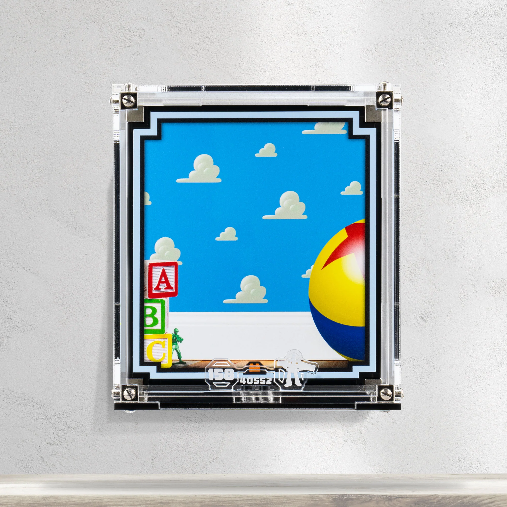 Wall Mounted Display Case for LEGO® Brickheadz Buzz Lightyear (40552) - Image 3