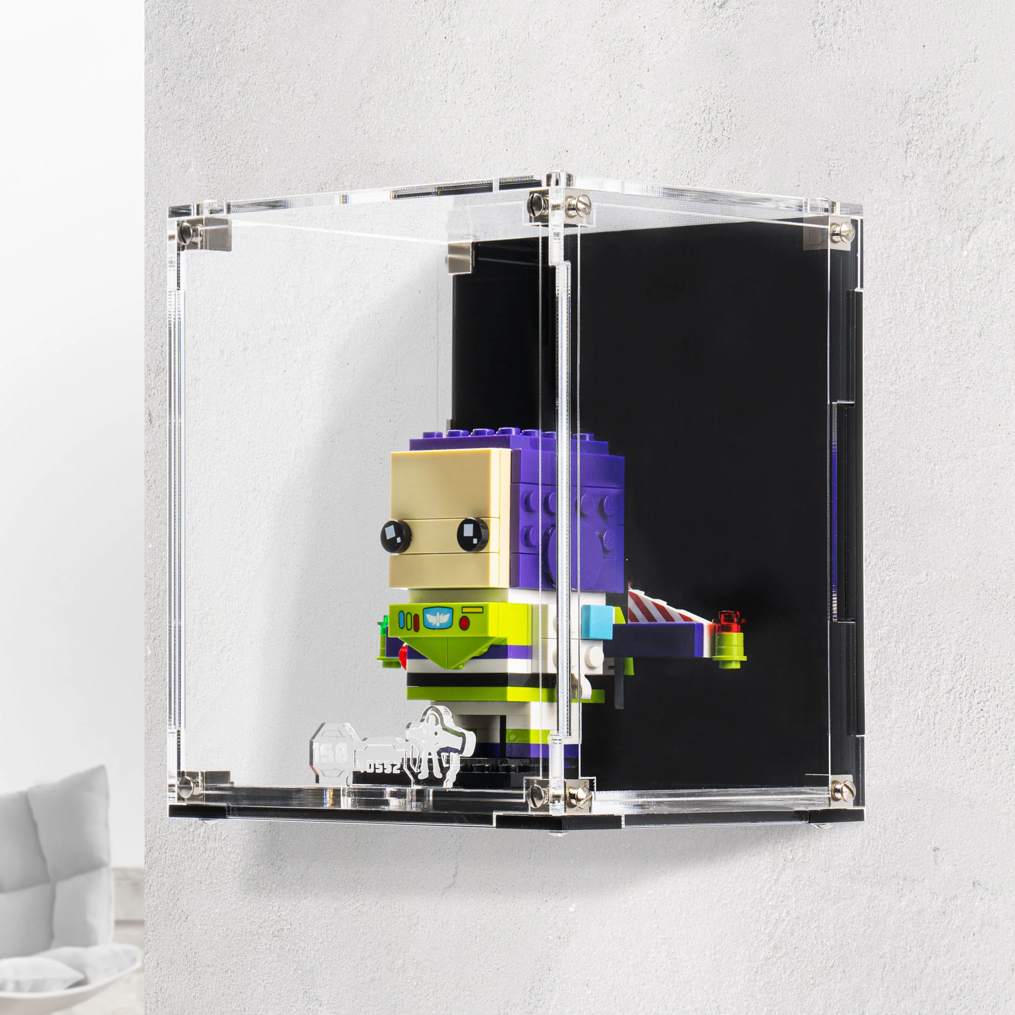 Wall Mounted Display Case for LEGO® Brickheadz Buzz Lightyear (40552) - Image 5