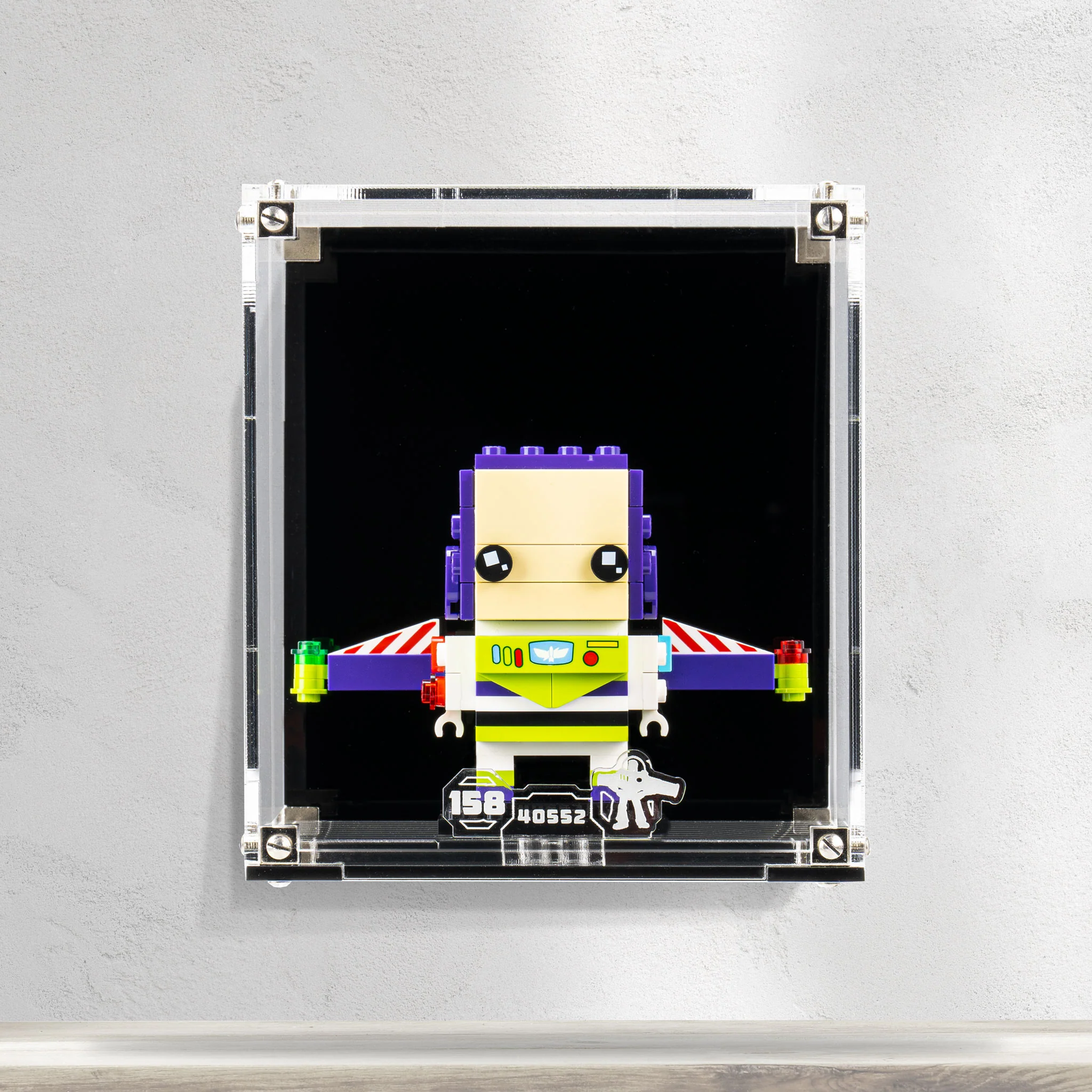 Wall Mounted Display Case for LEGO® Brickheadz Buzz Lightyear (40552) - Image 6