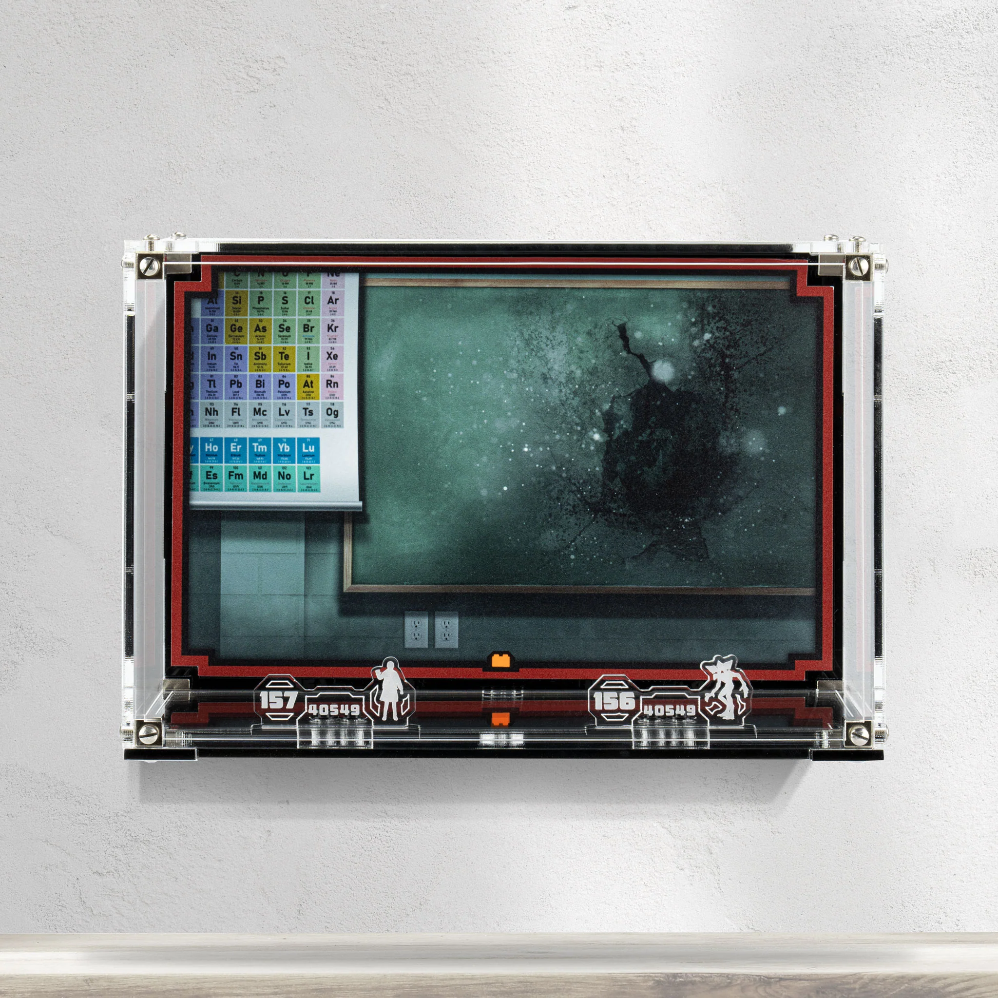 Wall Mounted Display Case for LEGO® Brickheadz Demogorgan & Eleven (40549) - Image 2