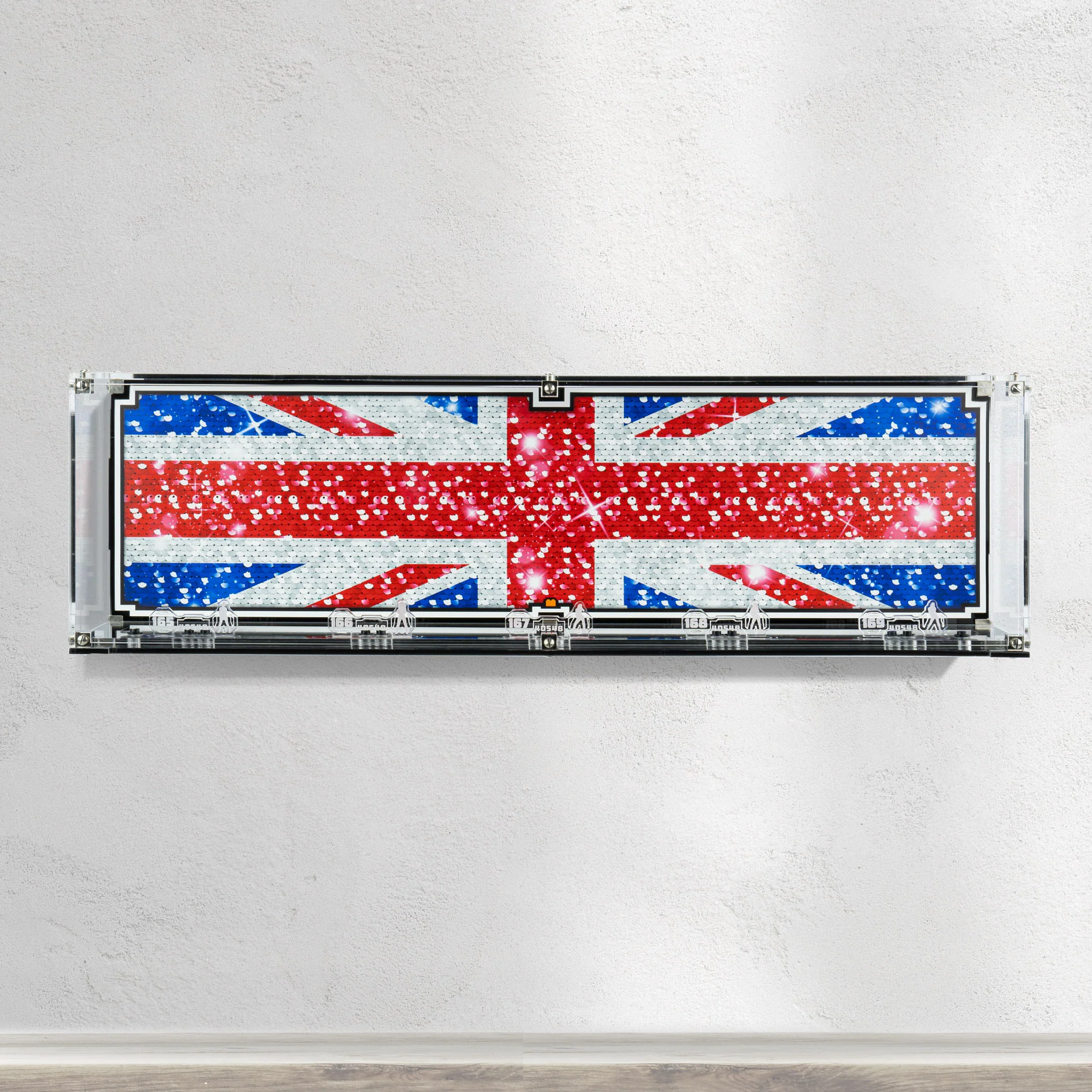 Wall Mounted Display Case for LEGO® Brickheadz Spice Girls Tribute (40548) - Image 3