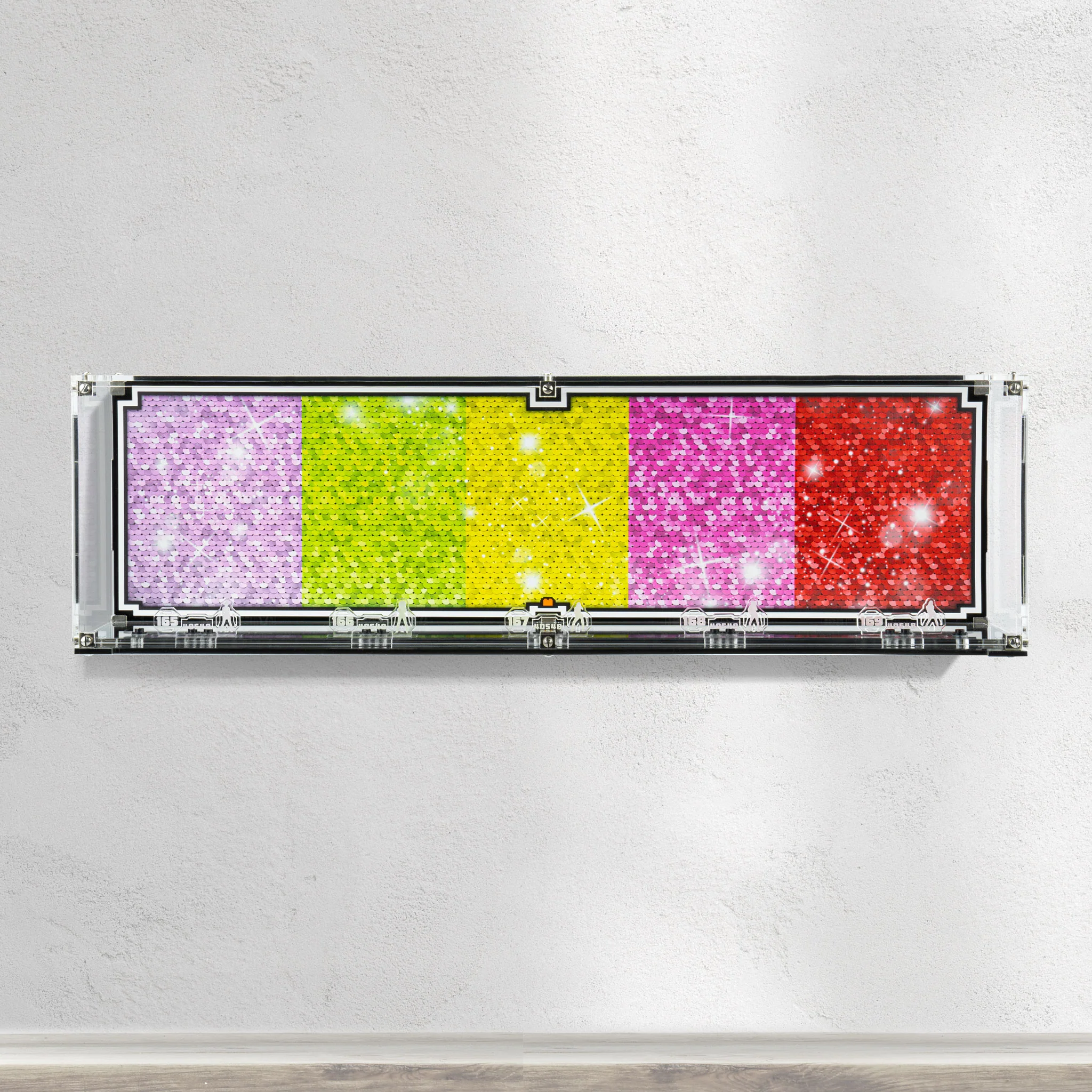 Wall Mounted Display Case for LEGO® Brickheadz Spice Girls Tribute (40548) - Image 6