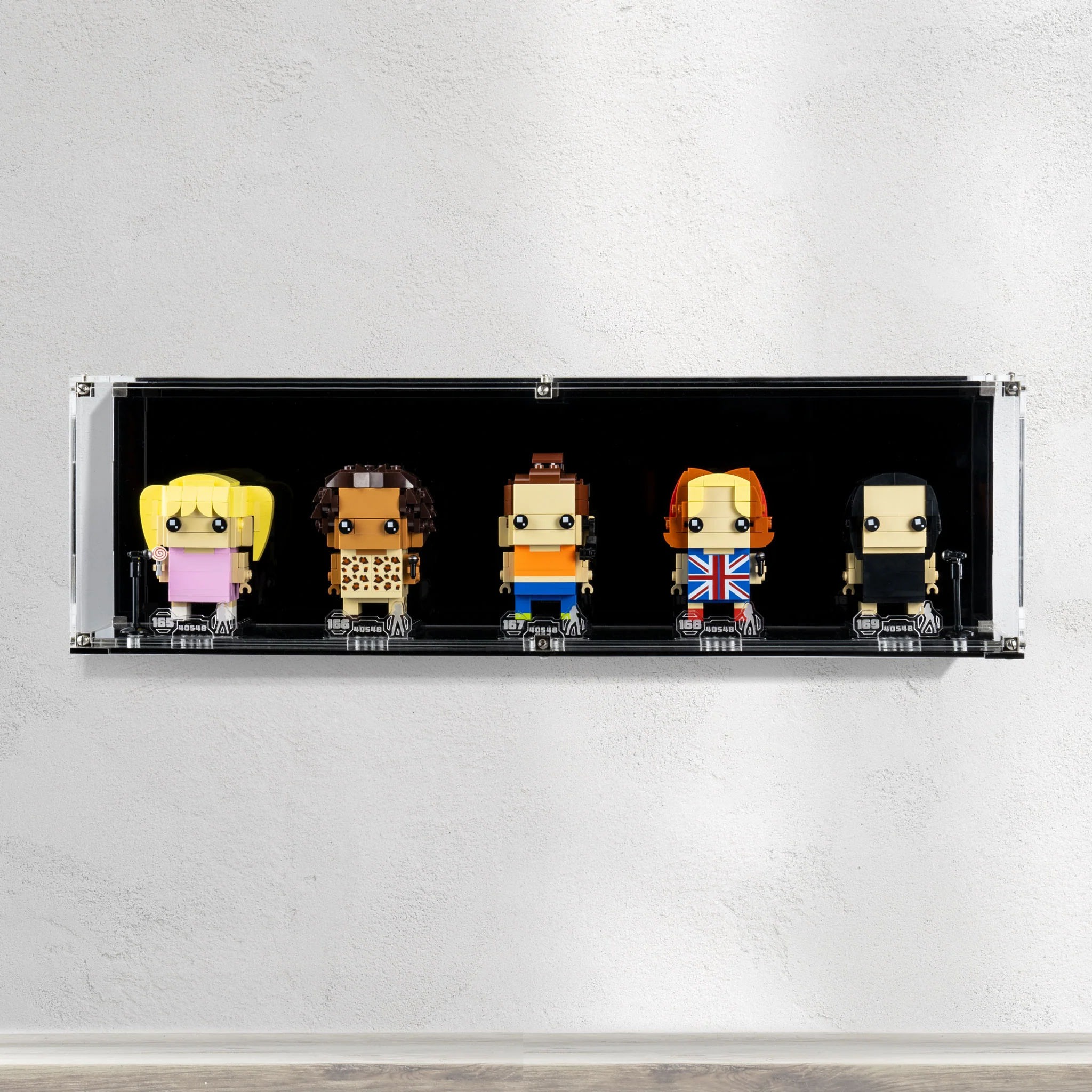 Wall Mounted Display Case for LEGO® Brickheadz Spice Girls Tribute (40548) - Image 7