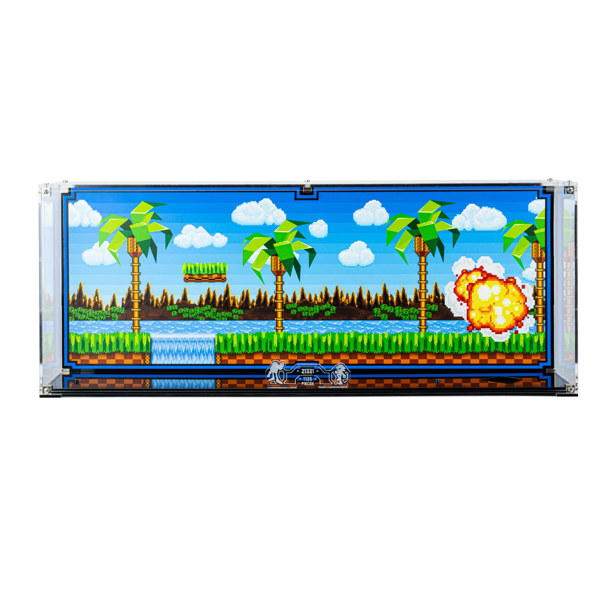 Wall Mounted Display Case for LEGO® IDEAS: Sonic the Hedgehog™ – Green Hill Zone (21331) - Image 4