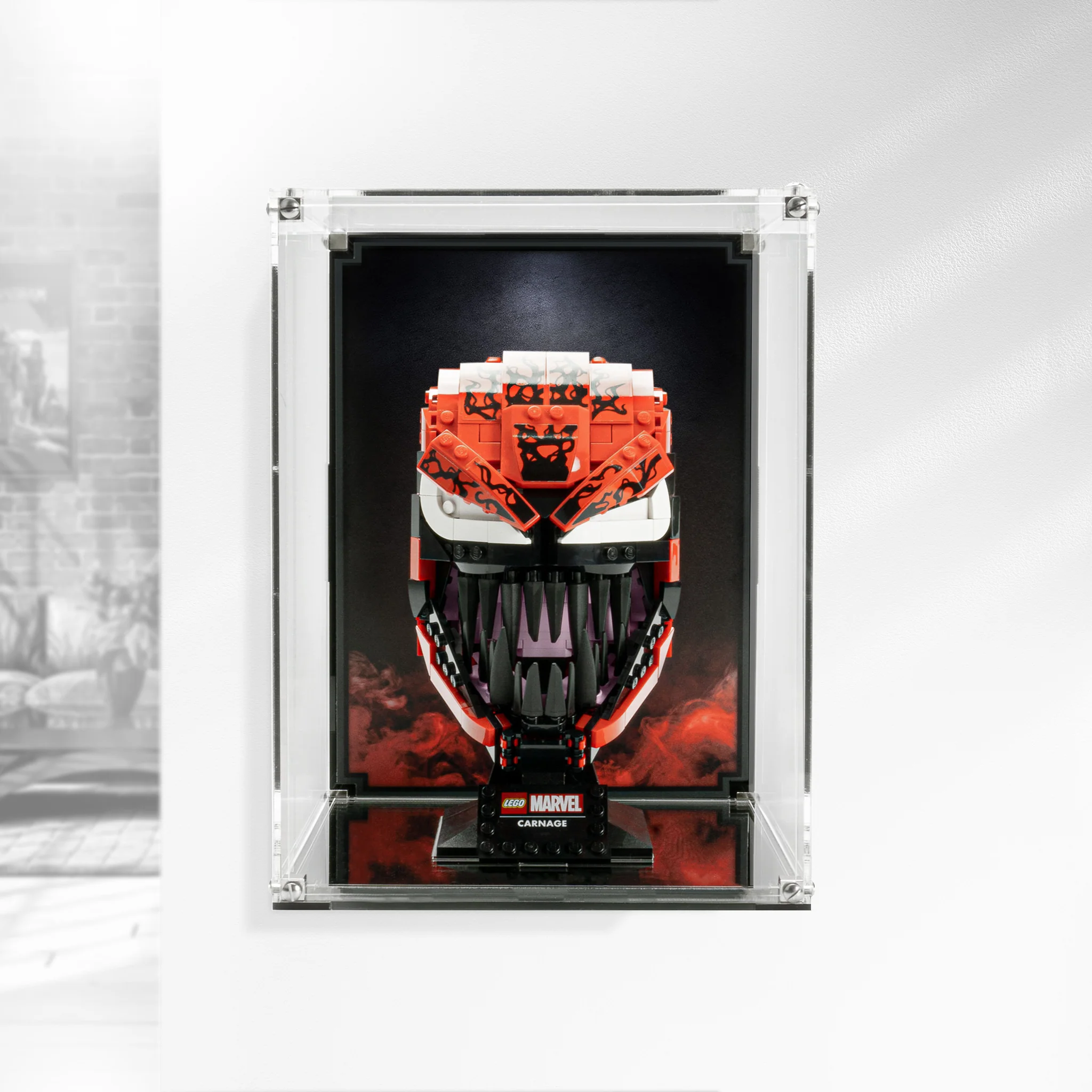 Wall Mounted Display Case for LEGO® Spider-Man Carnage (76199)