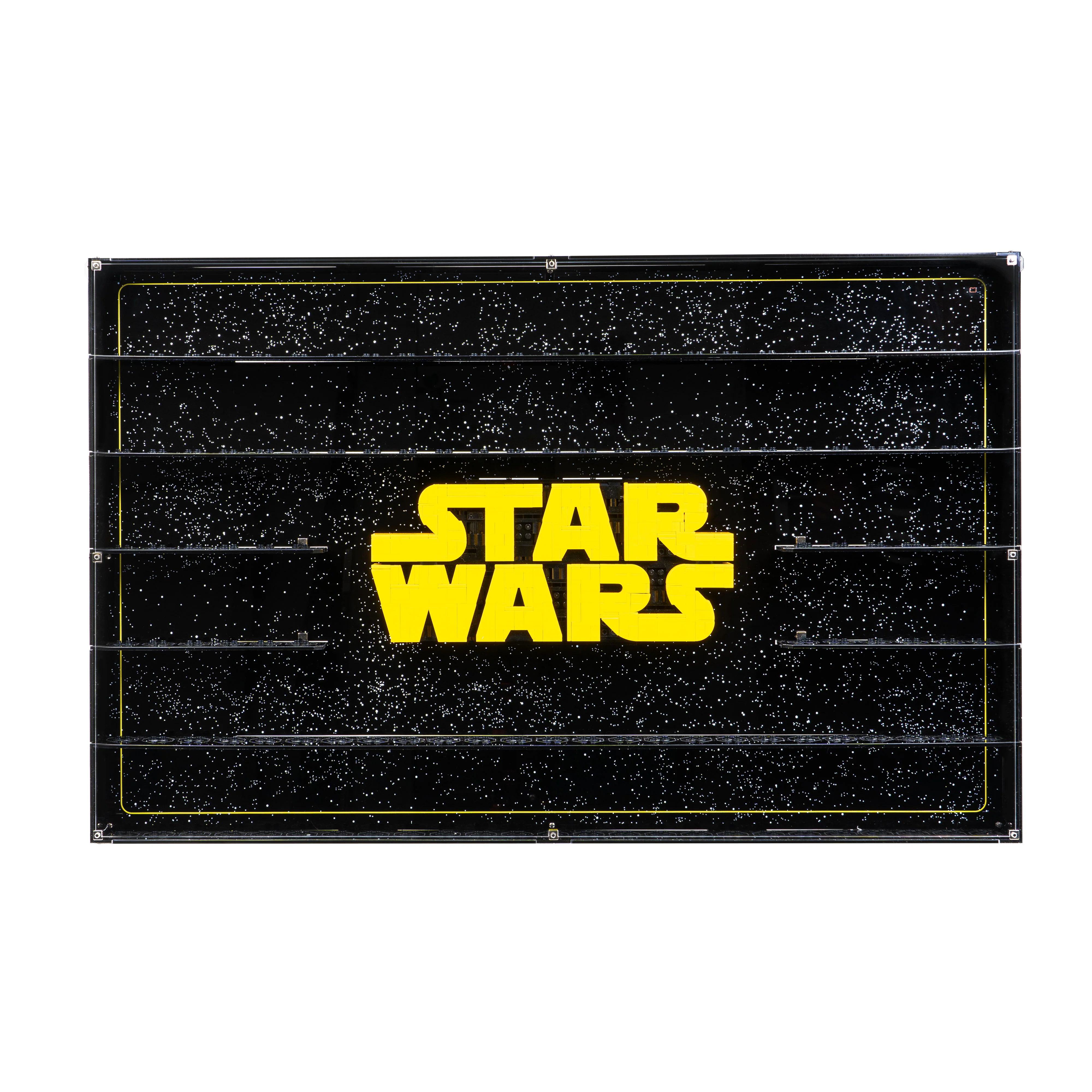 Wall Mounted Display Case for LEGO® Star Wars: Brick-Built Star Wars Logo & 124 Minifigures (75407) - Image 9