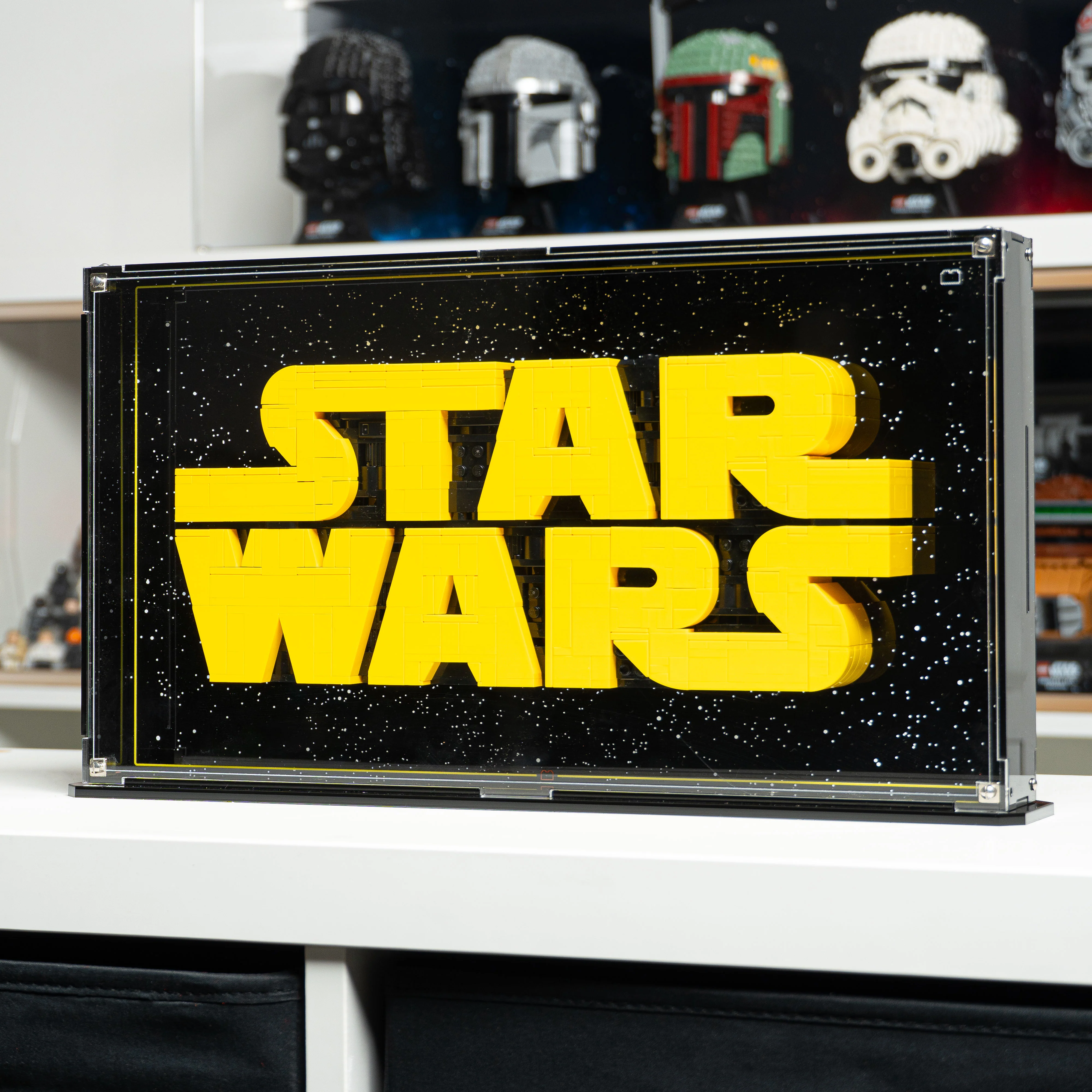 Wall Mounted Display Case for LEGO® Star Wars: Brick-Built Star Wars Logo (75407) - Image 14
