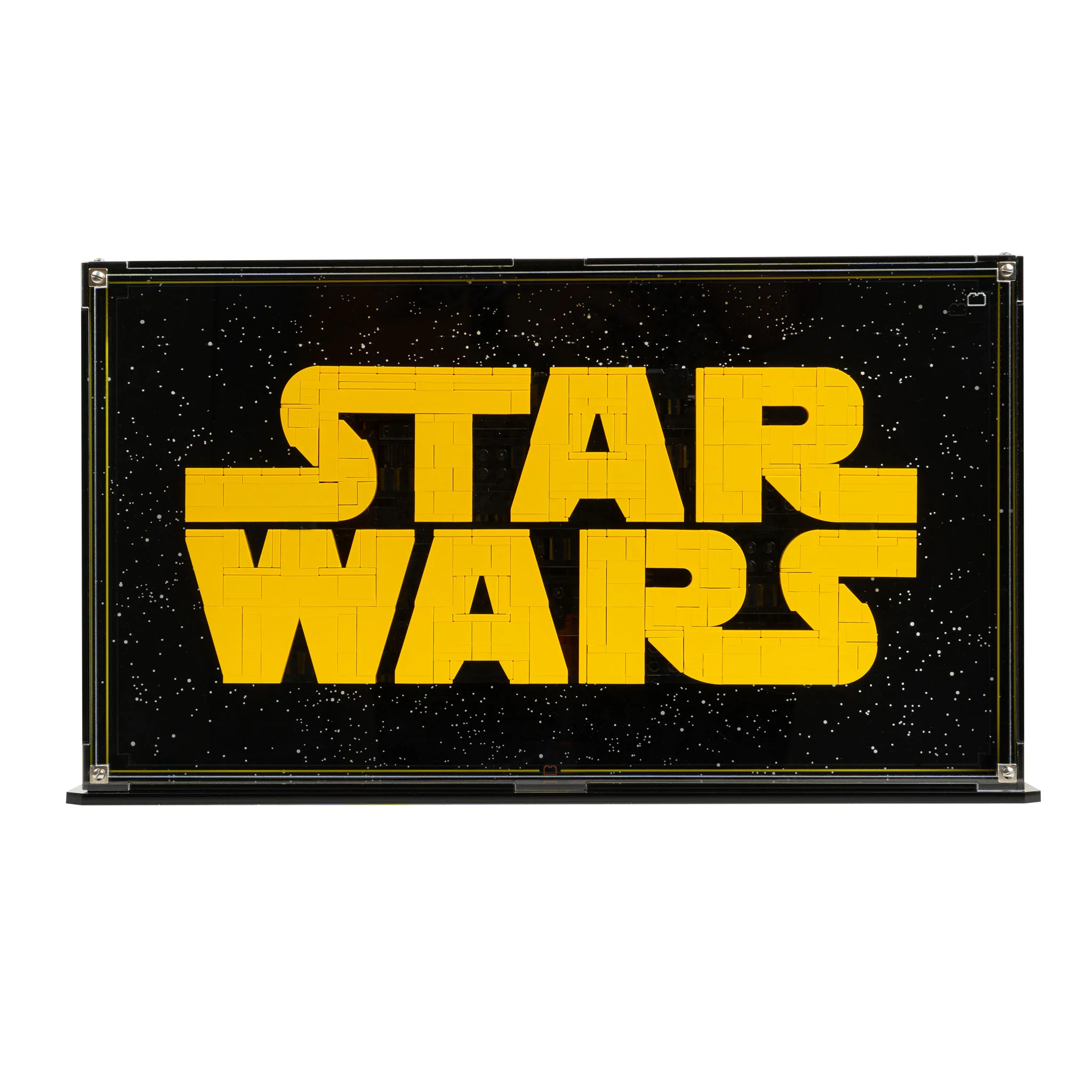 Wall Mounted Display Case for LEGO® Star Wars: Brick-Built Star Wars Logo (75407) - Image 6