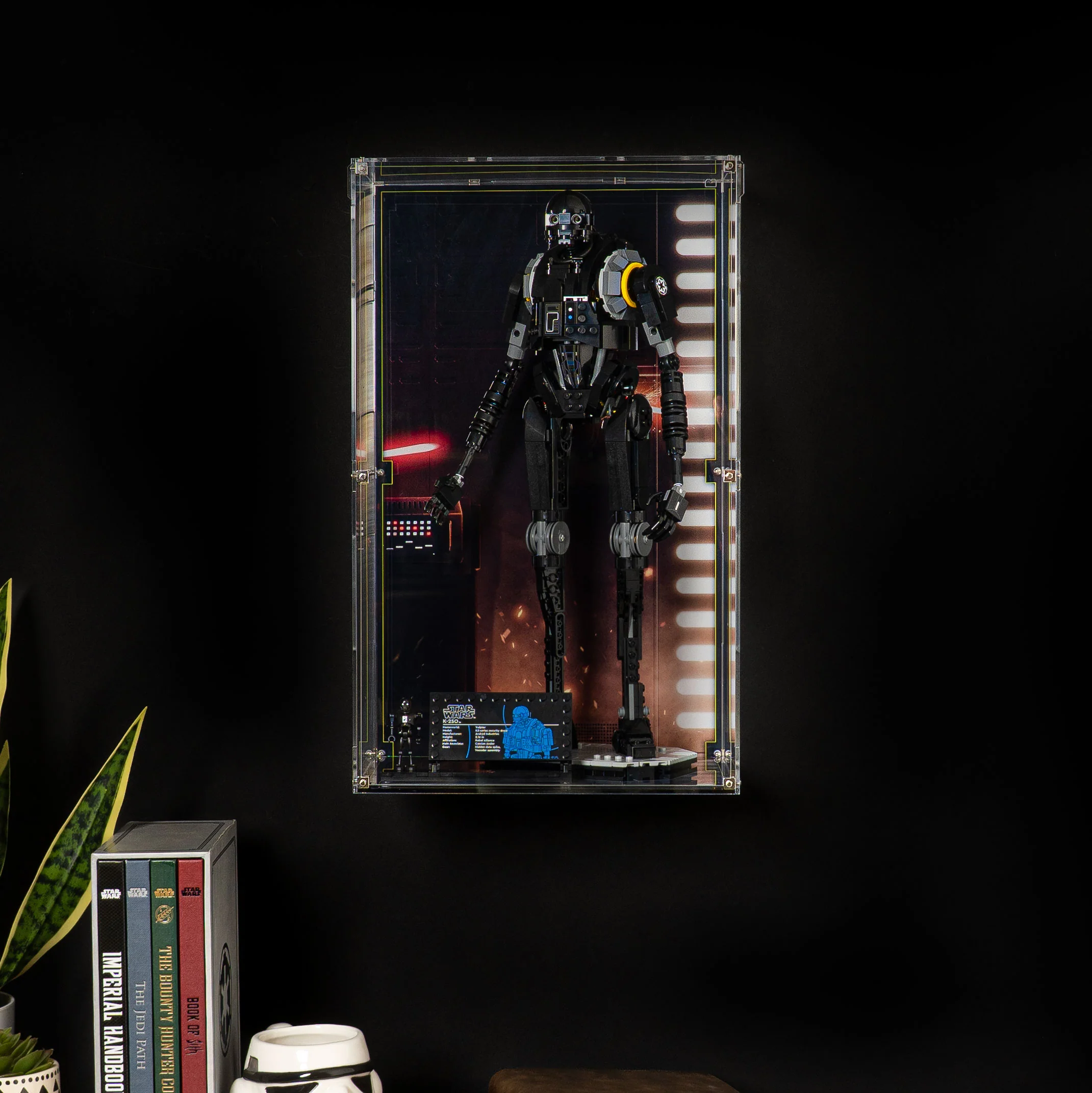 Wall Mounted Display Case for LEGO® Star Wars: K-2SO (75434) - Image 17